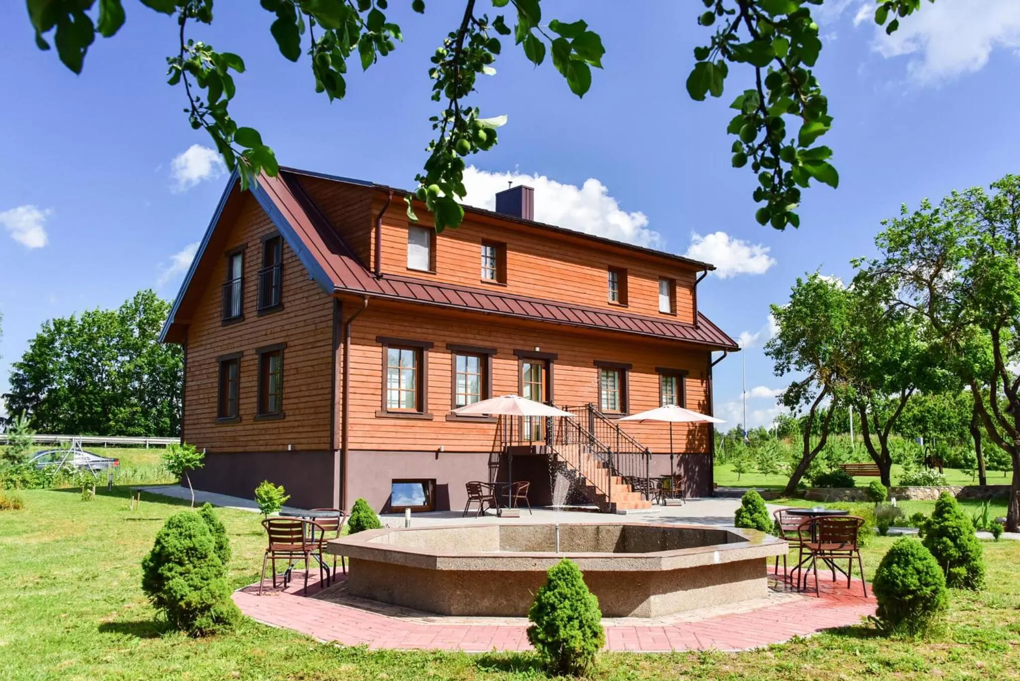 Summer, Property Building in "Trakaitis" apartments in Villa