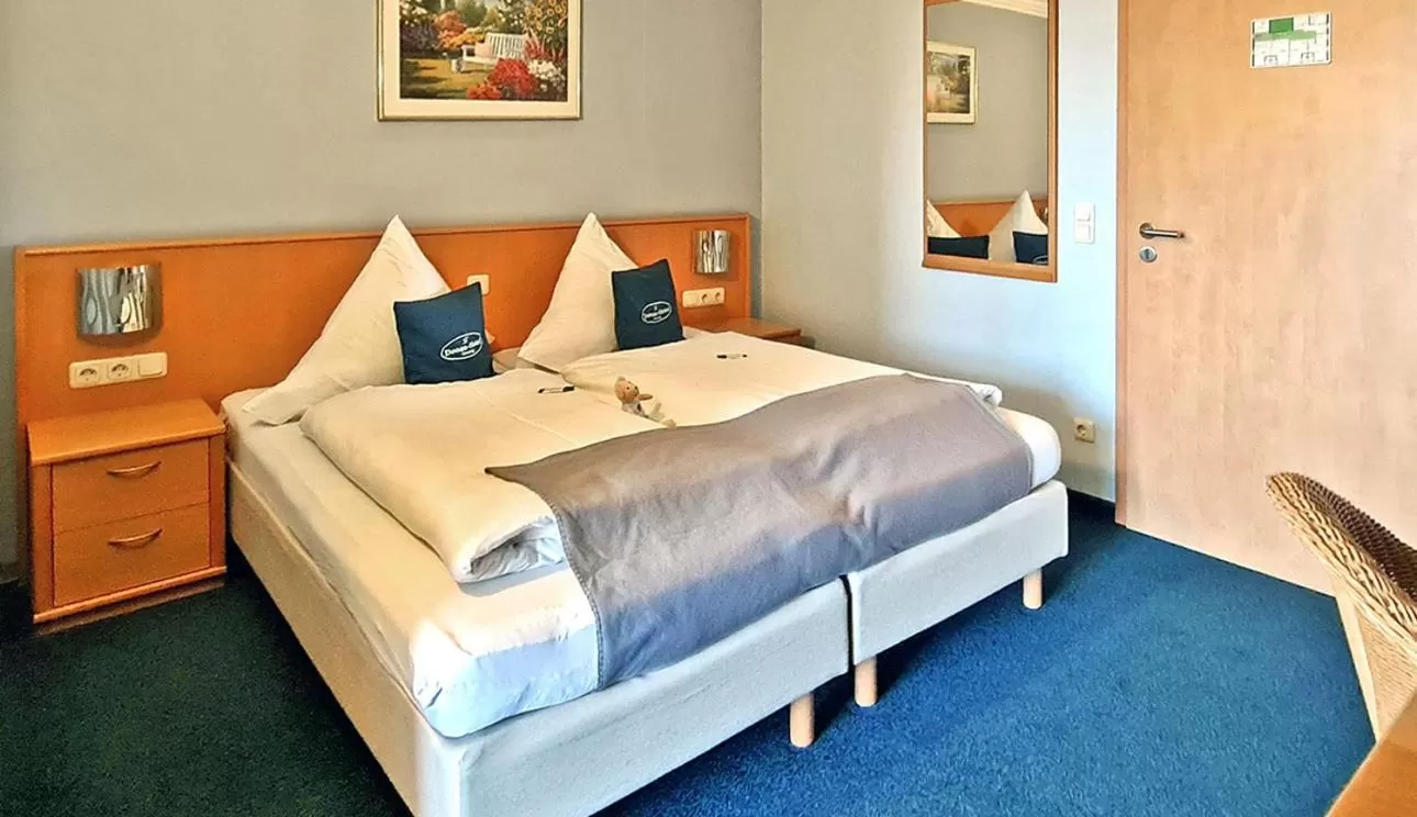 Photo of the whole room, Bed in Donau-Hotel