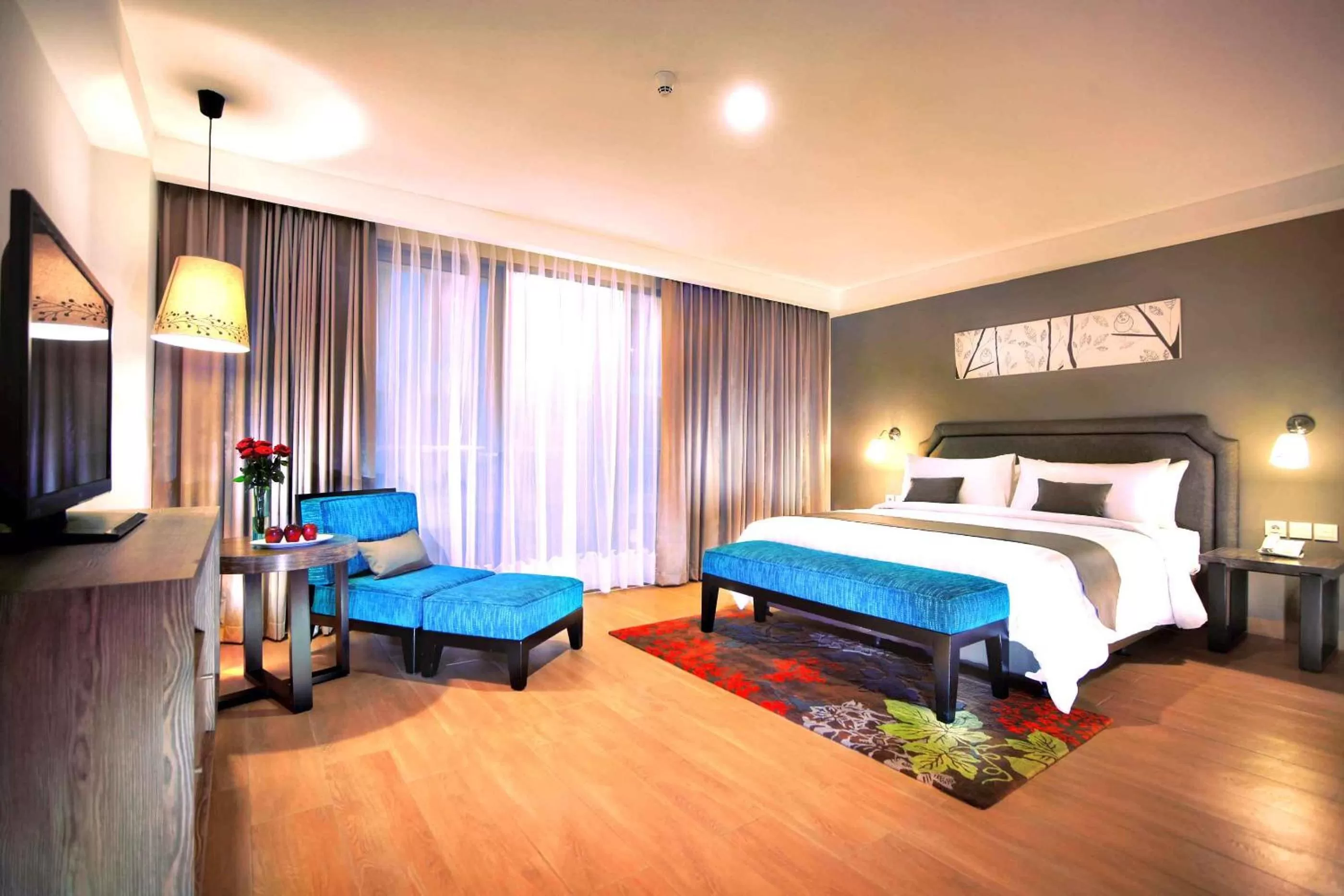 Bedroom, Bed in Harper Kuta Hotel by ASTON