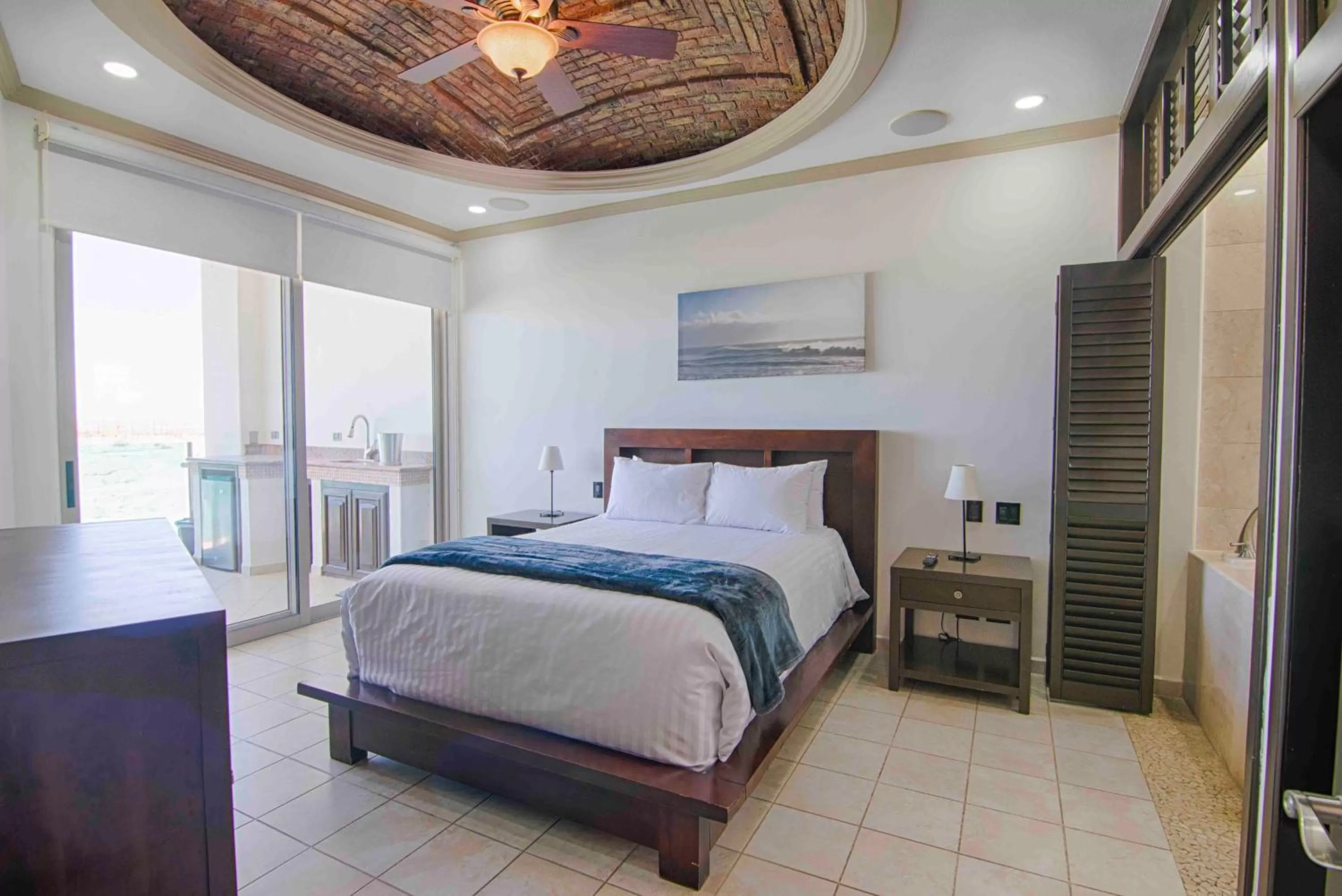 Bed in Esmeralda Beach Resort