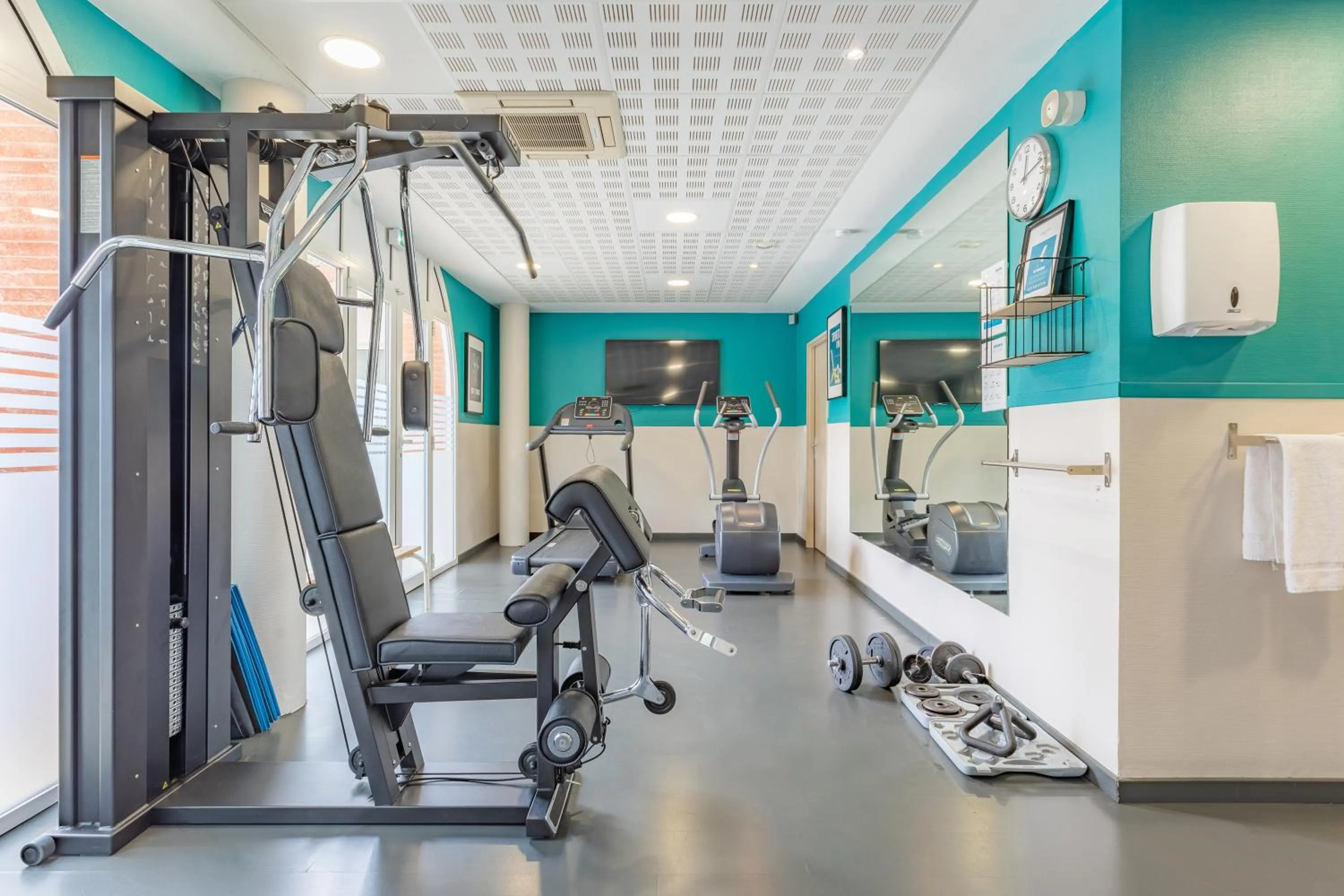 Fitness centre/facilities in Appart'City Classic Toulouse Colomiers
