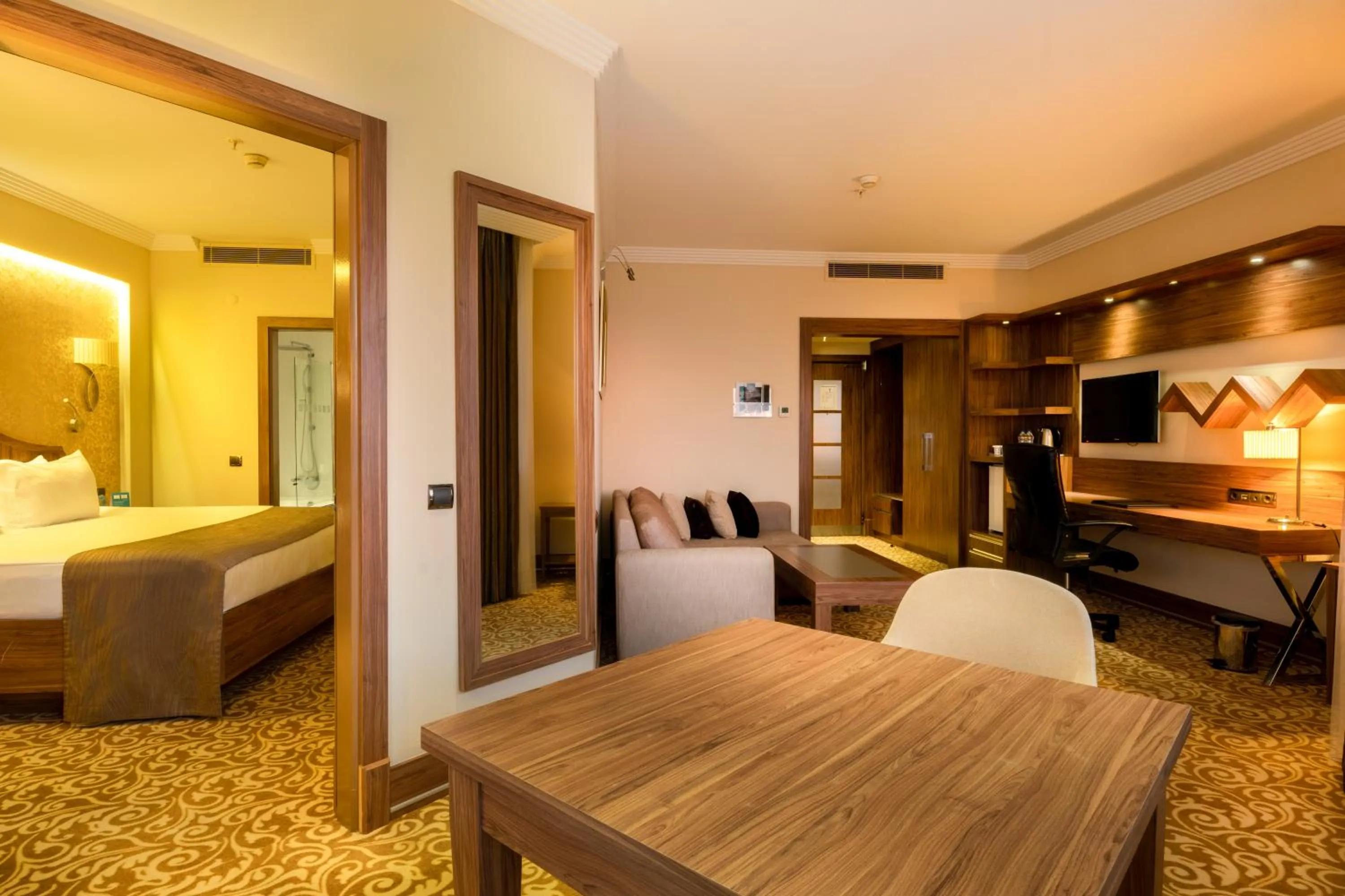 Bed in Euro Park Hotel Bursa