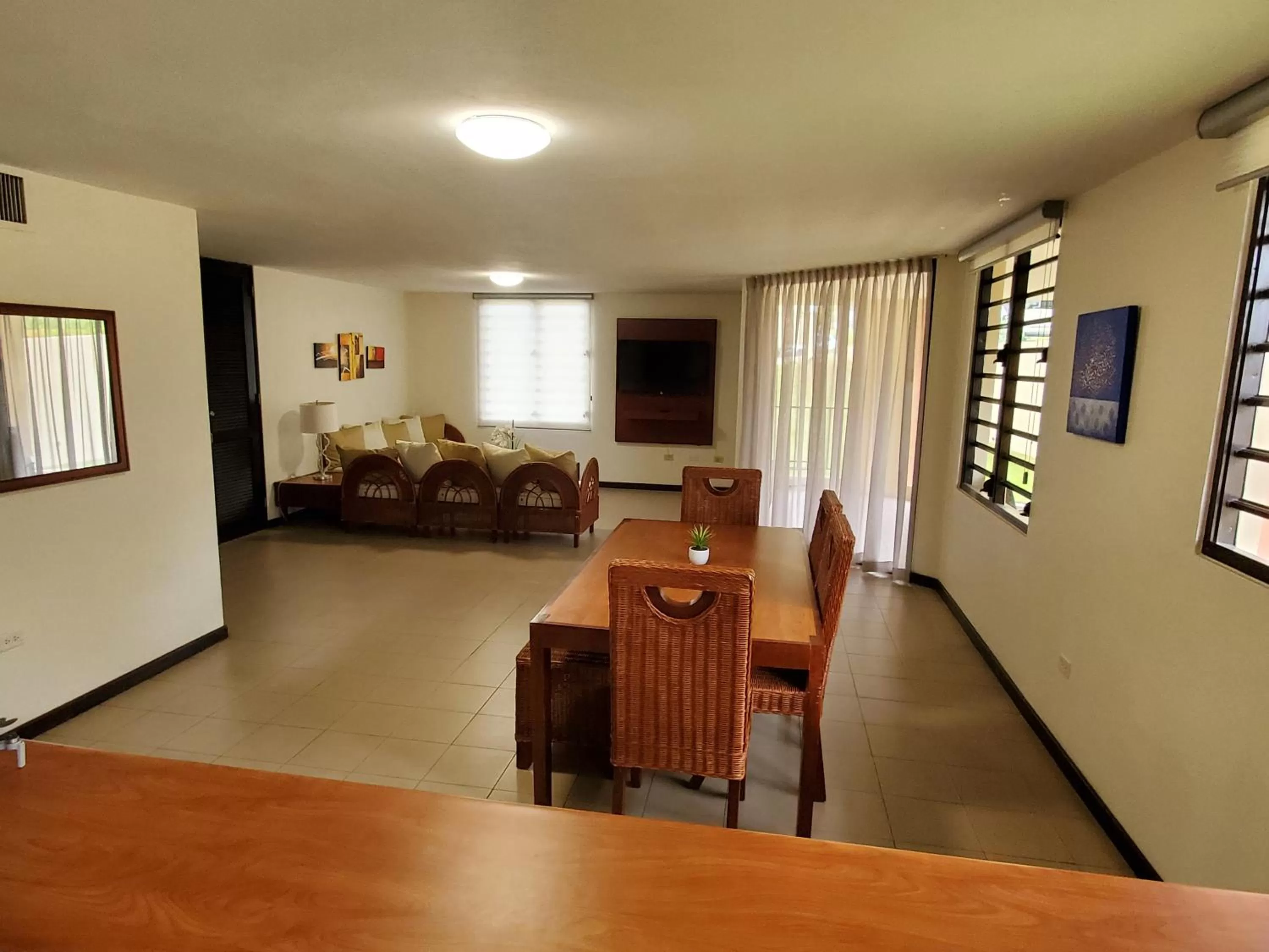 Living room, Dining Area in The Village at Palmas del Mar