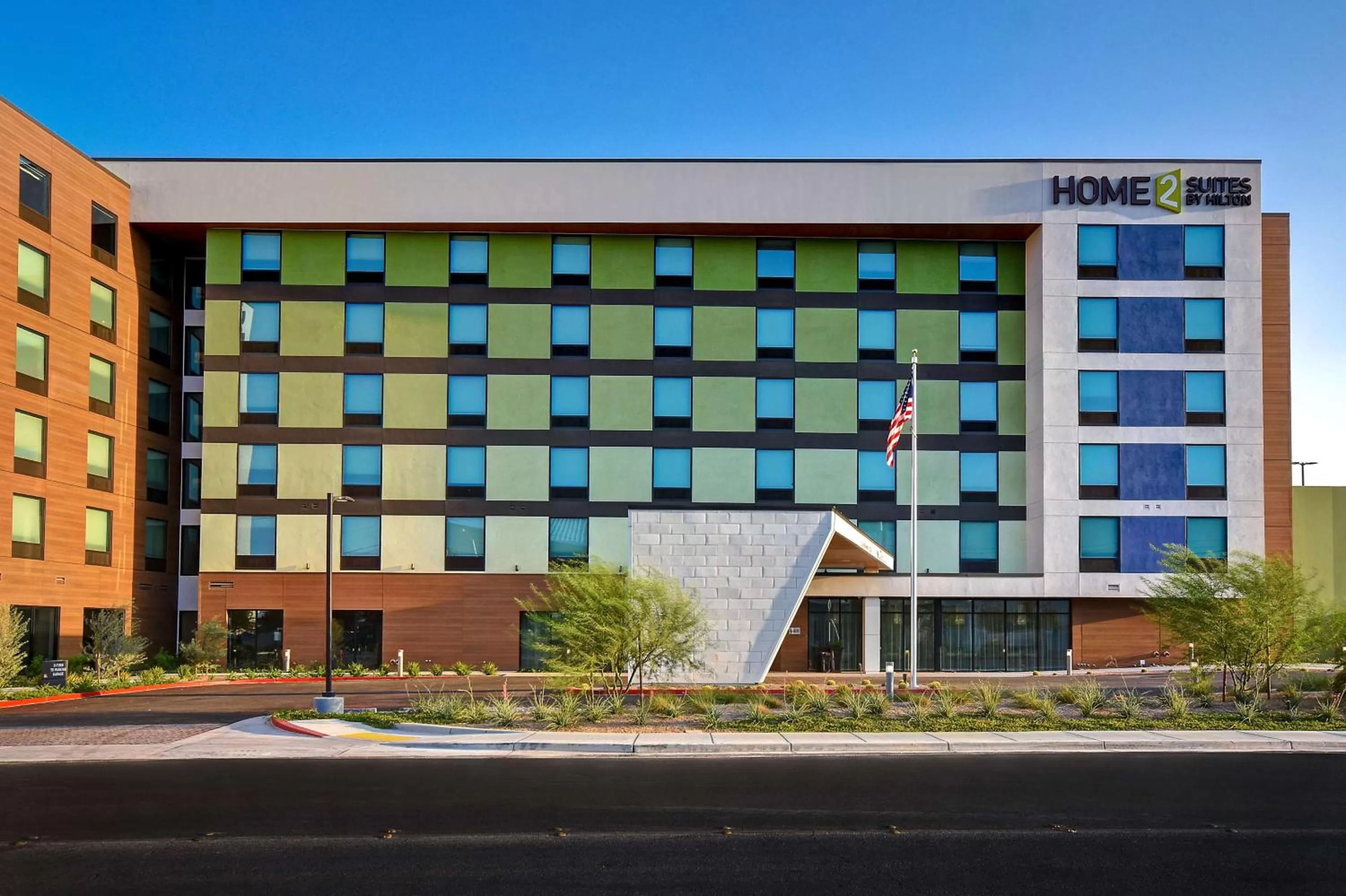 Property building in Home2 Suites by Hilton Las Vegas Convention Center - No Resort Fee