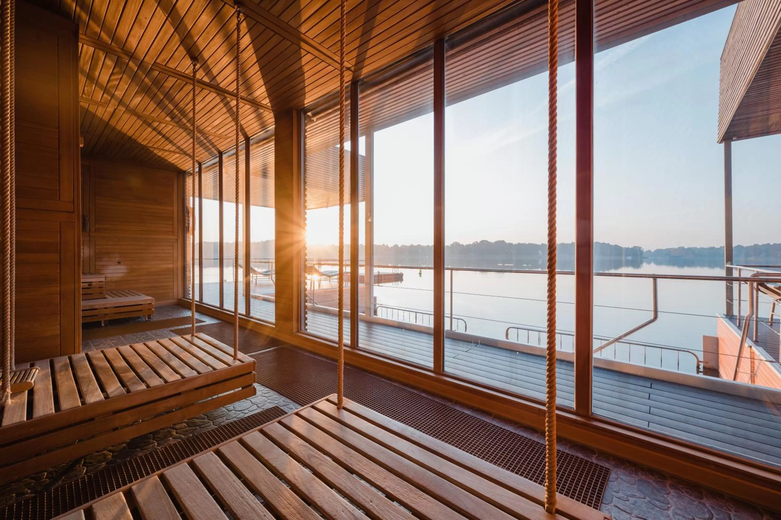 Sauna in Resort Mark Brandenburg & Fontane Therme
