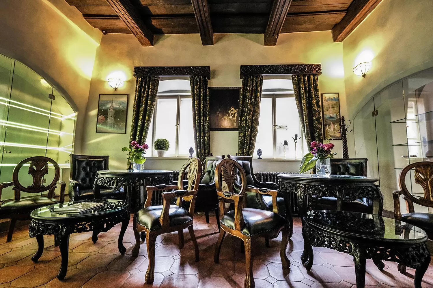 Lobby or reception in Hotel Ebersbach