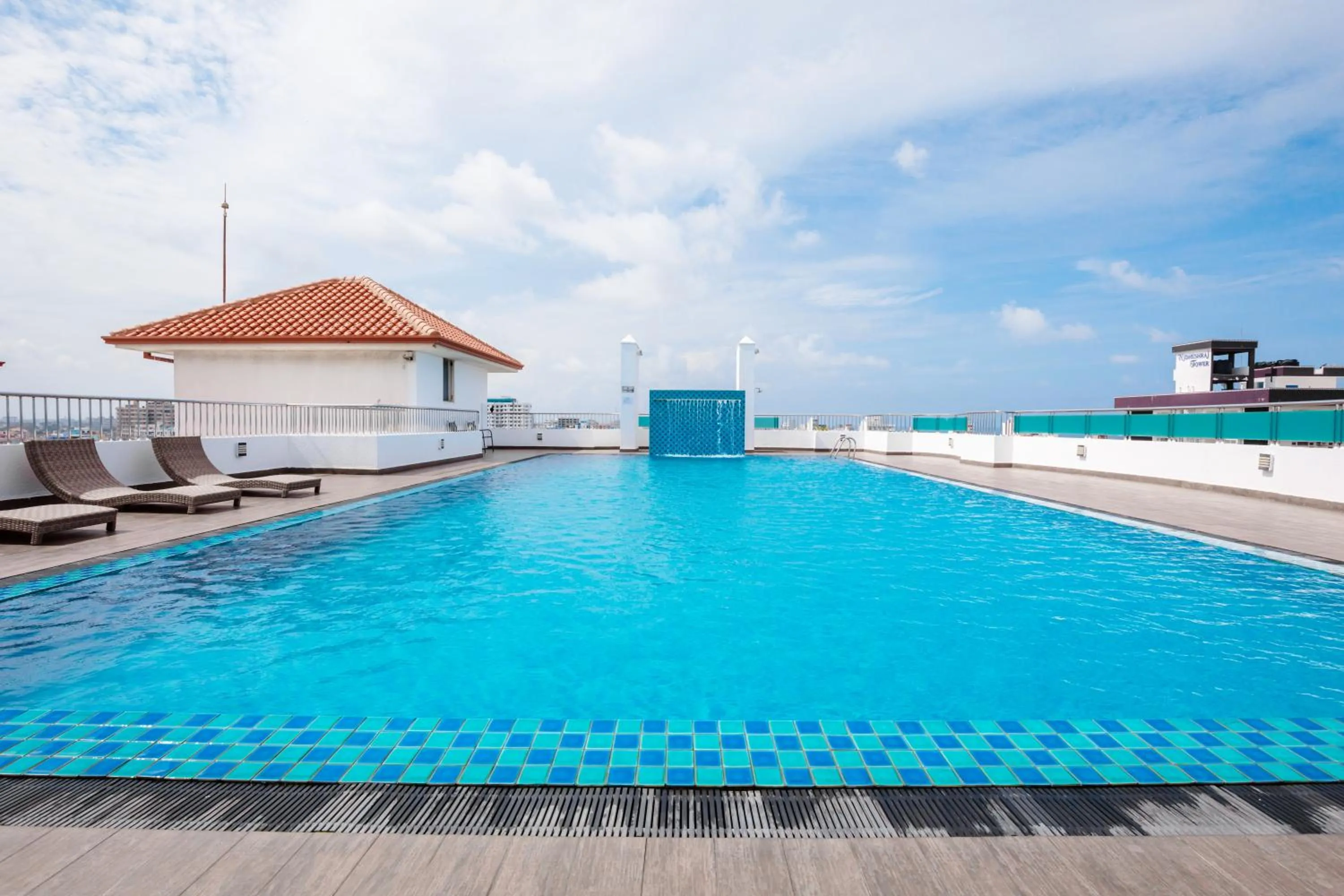 Pool view in Supun Arcade Residency
