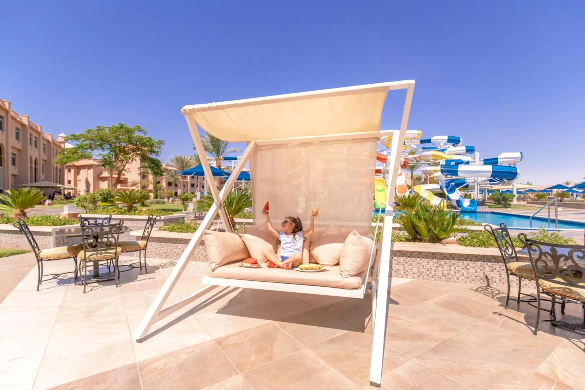 Swimming pool in Pickalbatros Aqua Park Resort - Hurghada