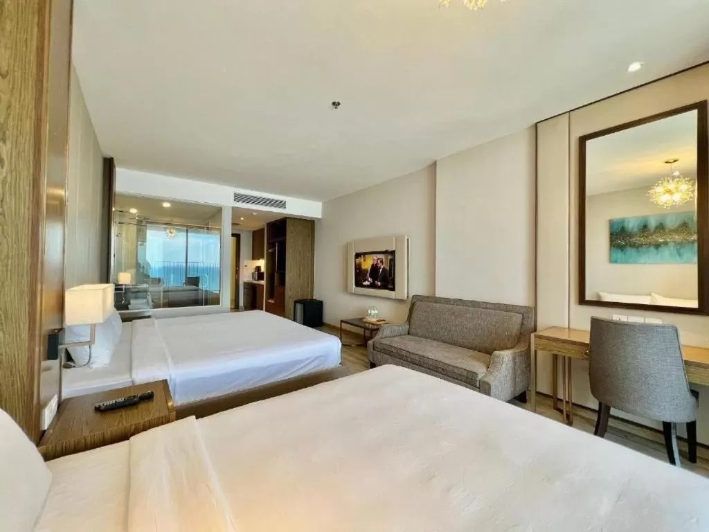 Family Room with Sea View in NKH Panorama Grand Residences Nha Trang
