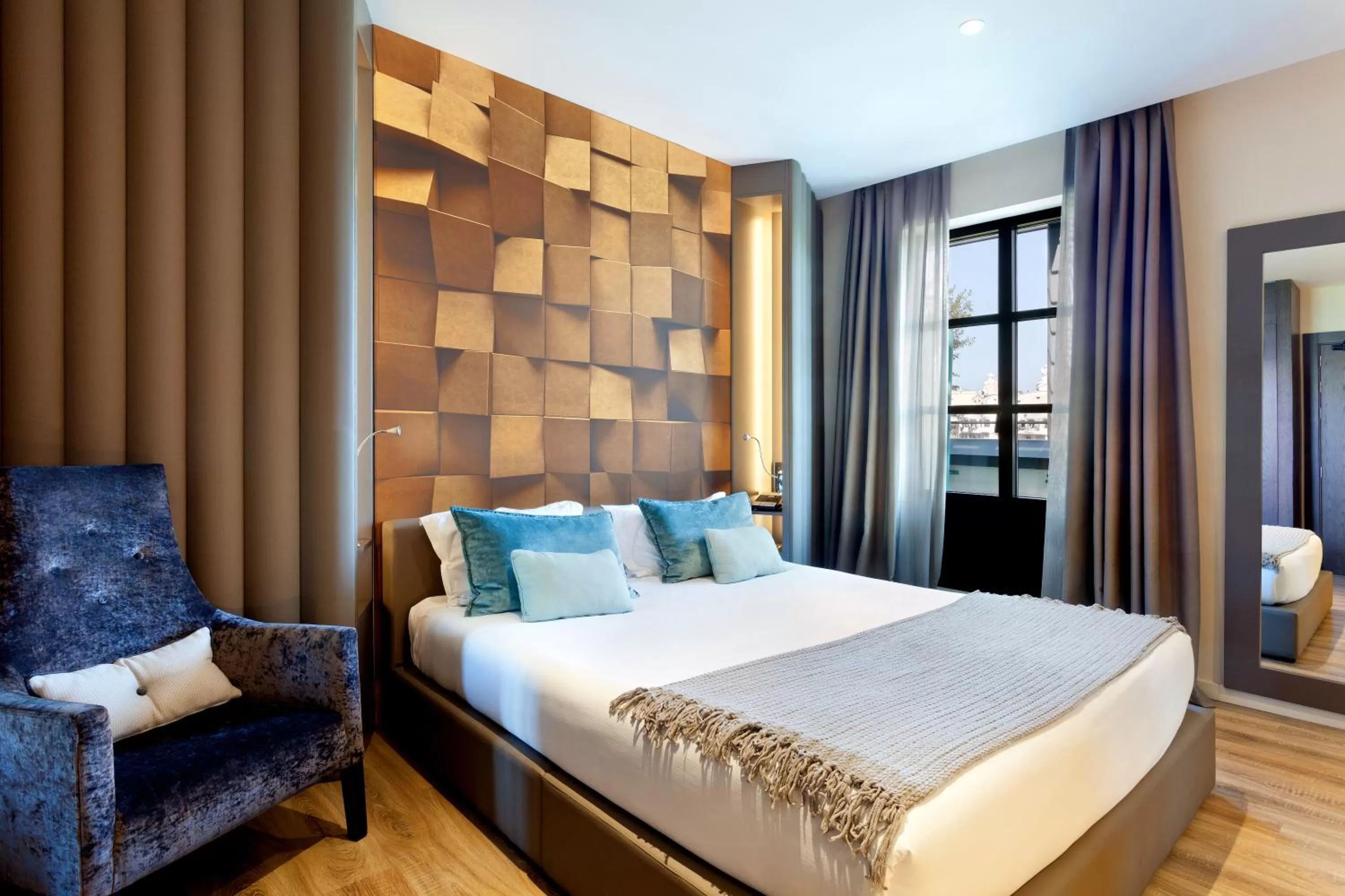 Bed in Hotel Condes de Barcelona