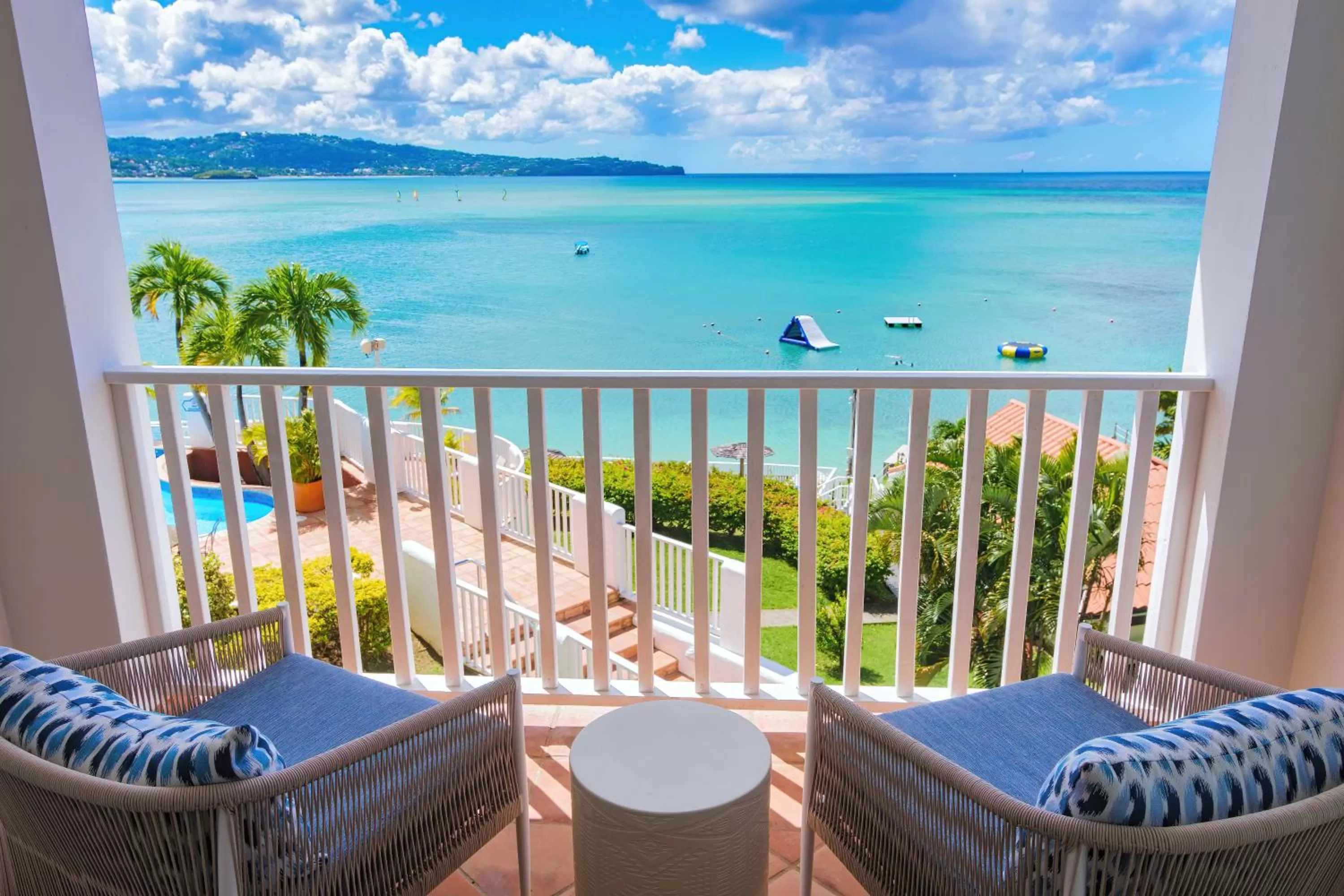 Patio in Windjammer Landing Resort and Residences