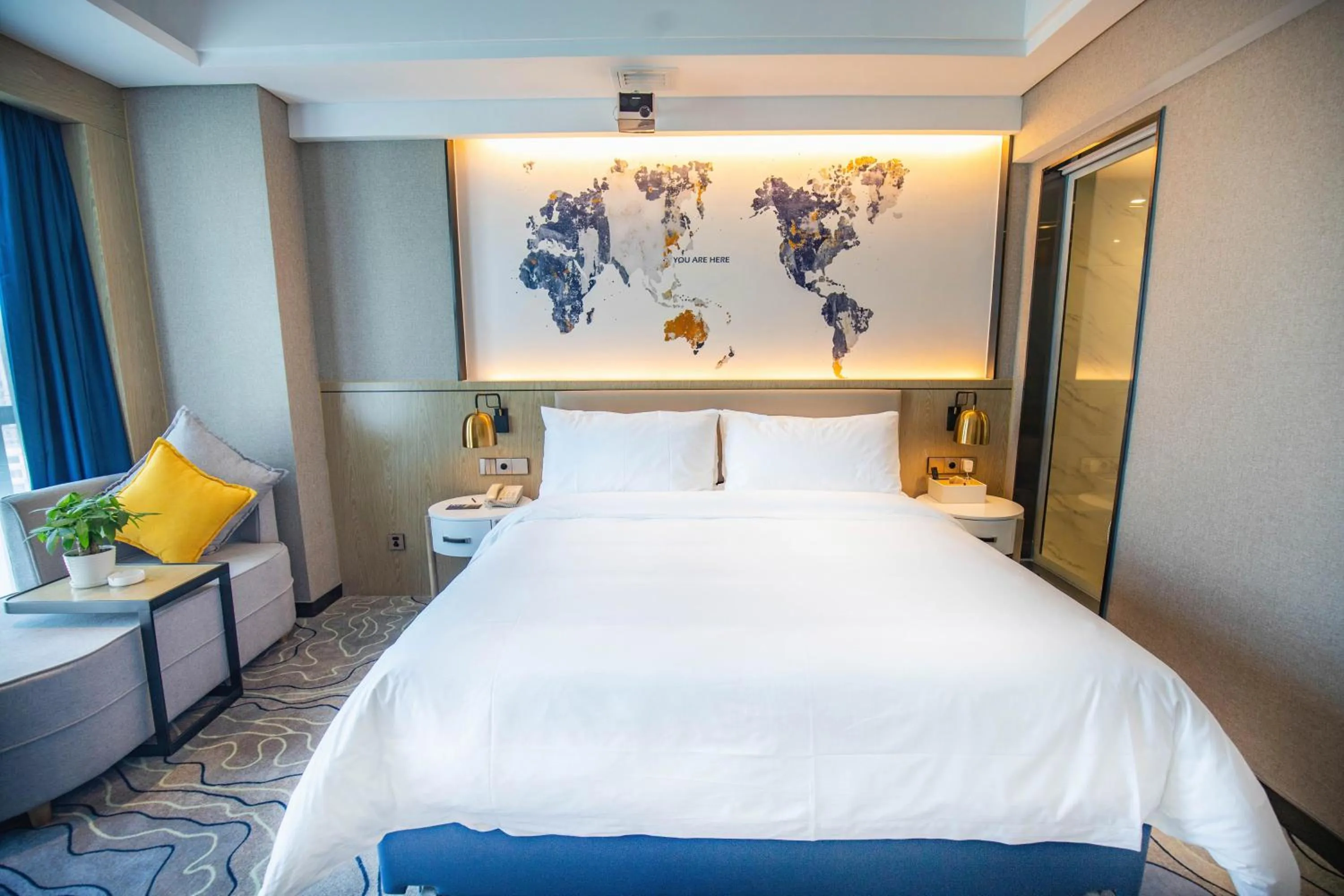 Bed in Ramada by Wyndham Changsha Tianxin