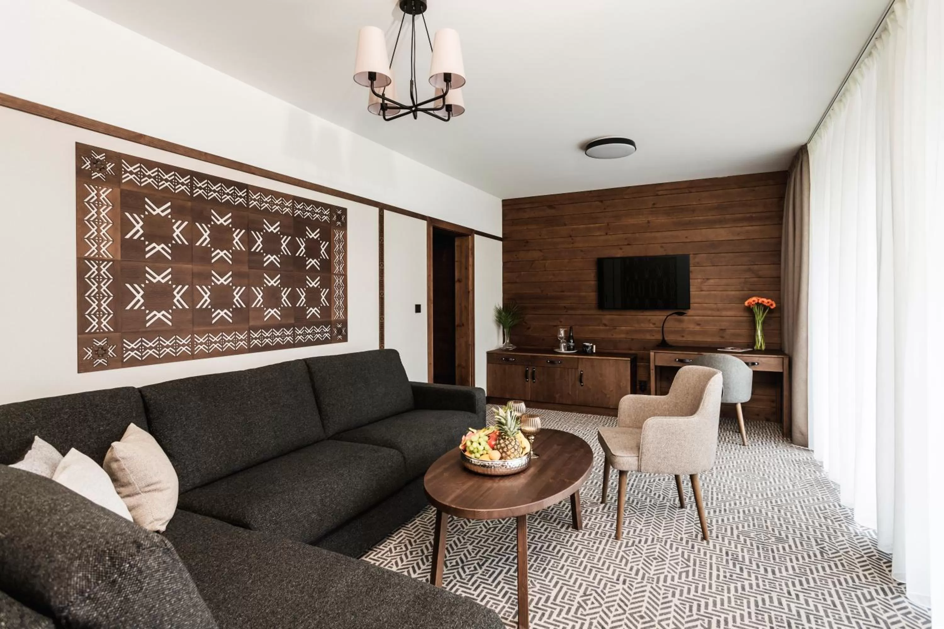 Living room in ARIETES MARMONT Resort