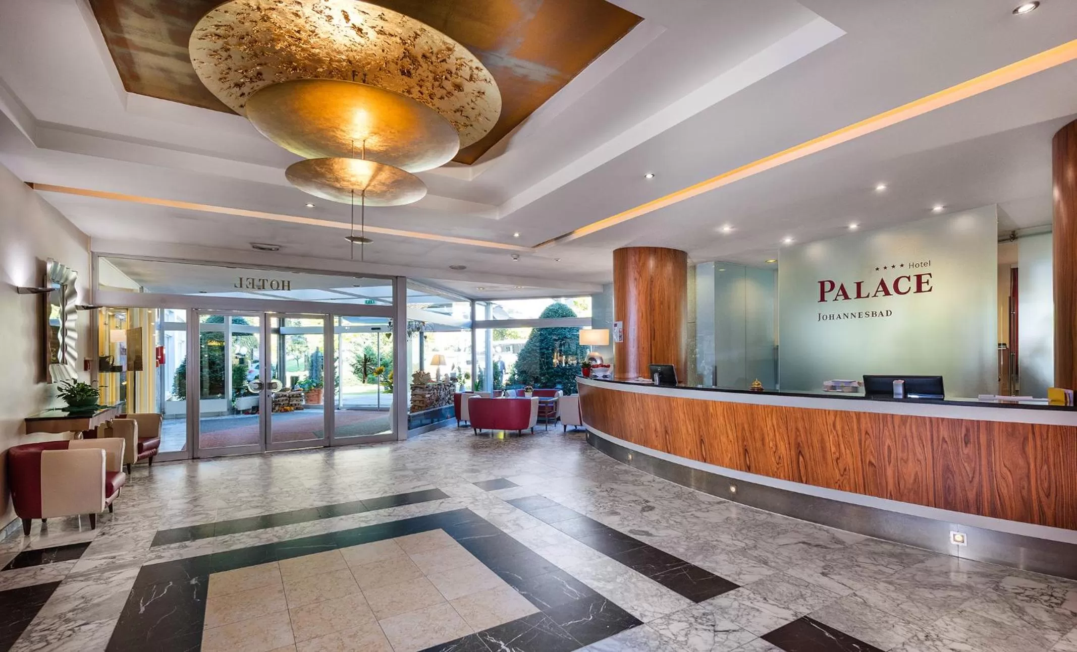 Lobby or reception in Johannesbad Hotel Palace
