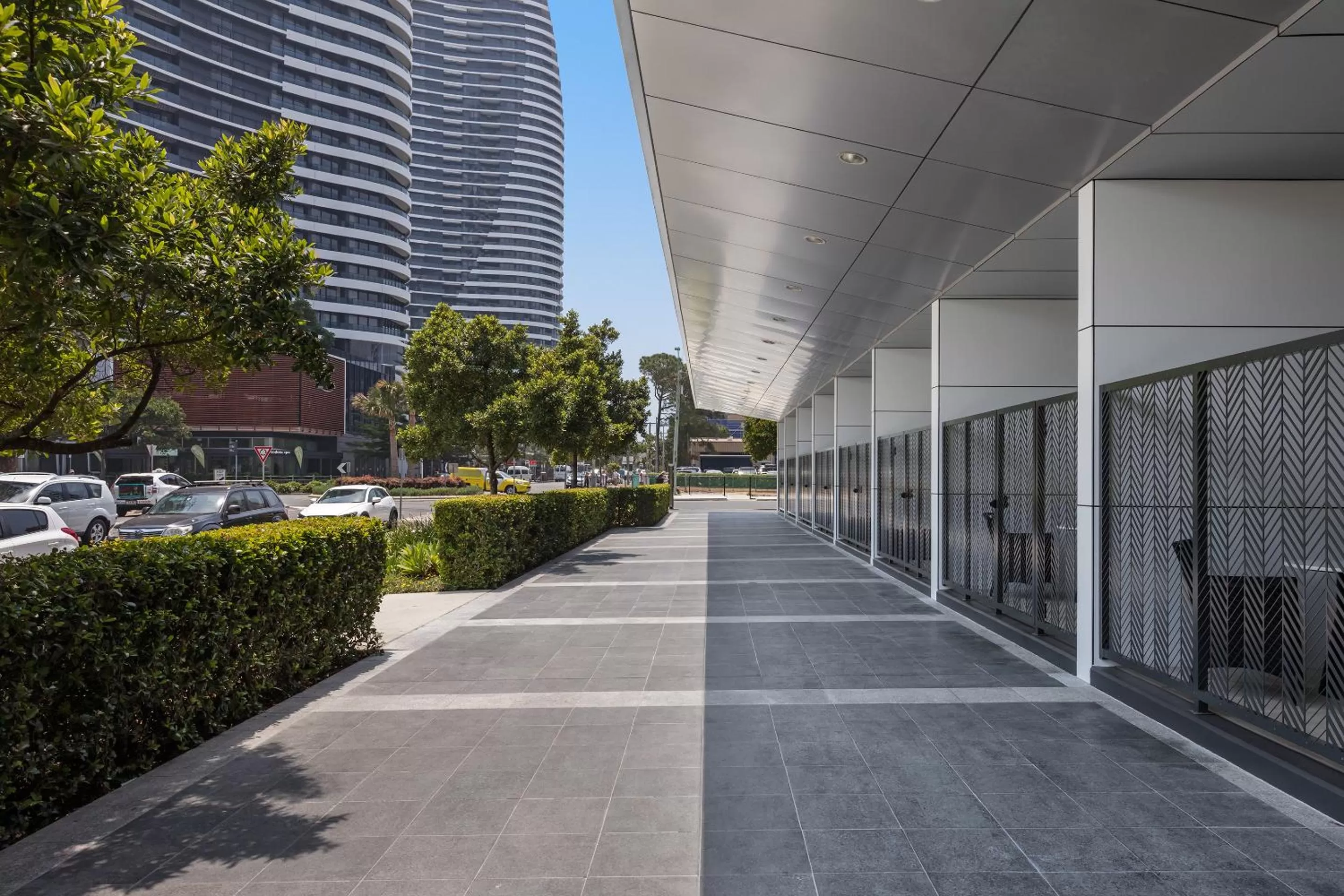 Patio in Meriton Suites Broadbeach
