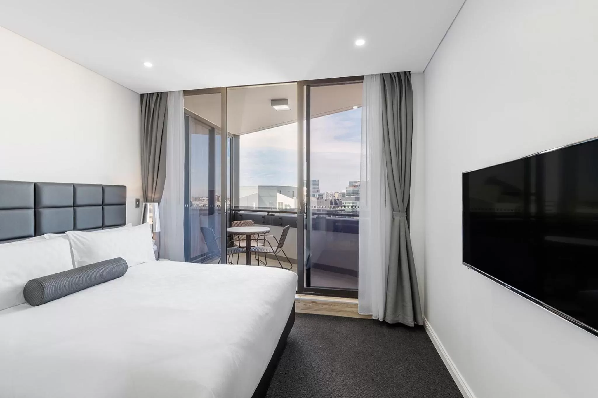 Bed in Meriton Suites Church Street, Parramatta