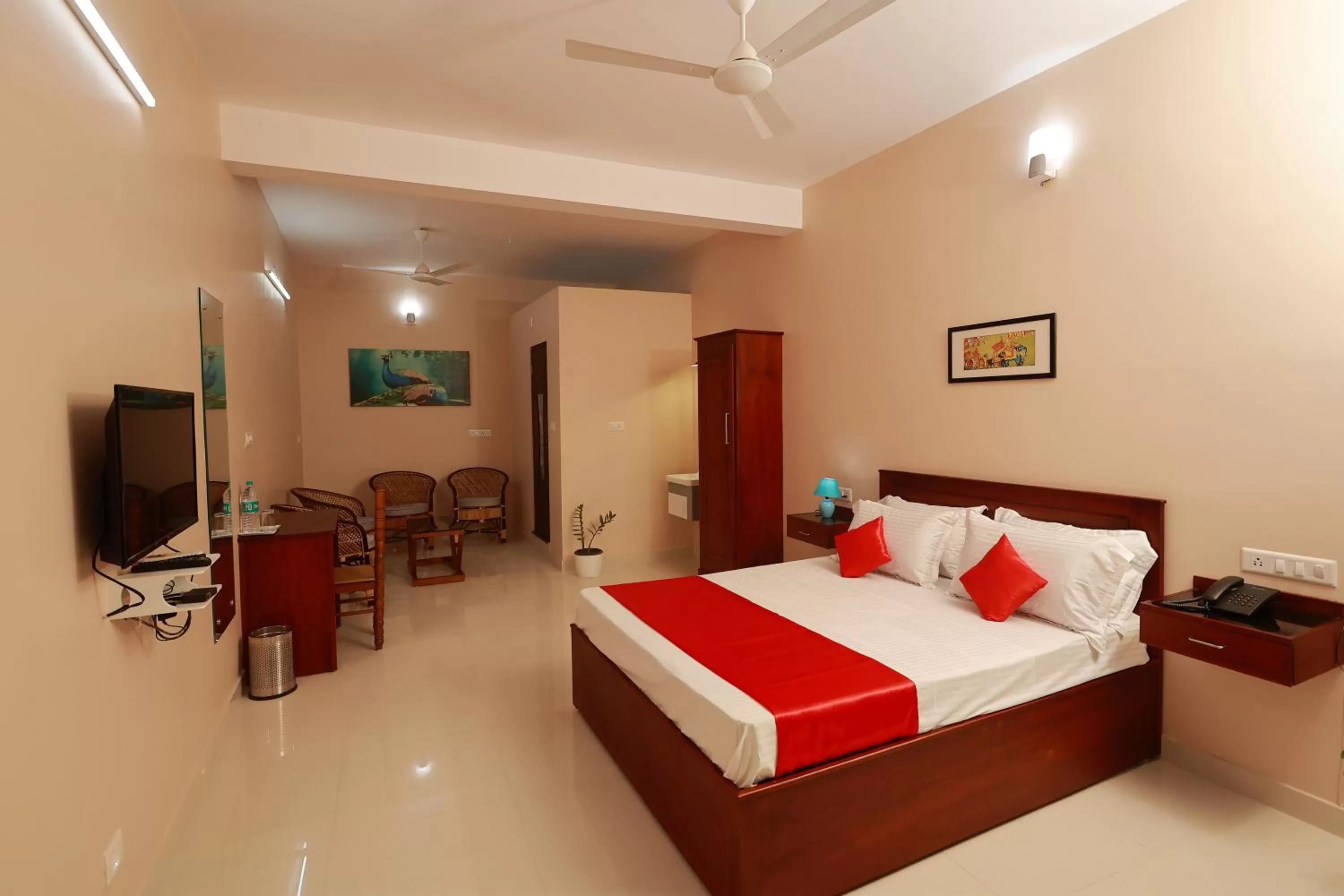 Bedroom, Bed in Isha Residency