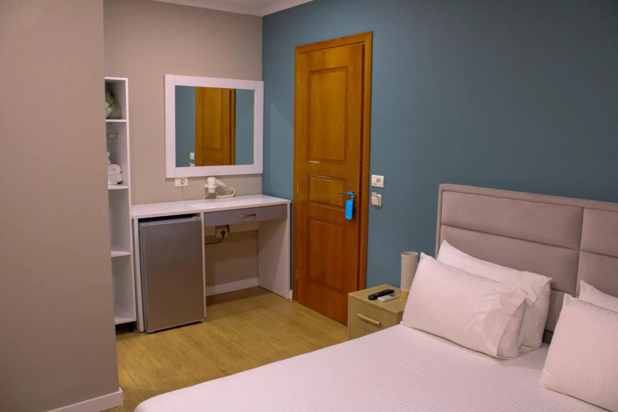 Bed in Aphrodite Garden Rooms & Apartment