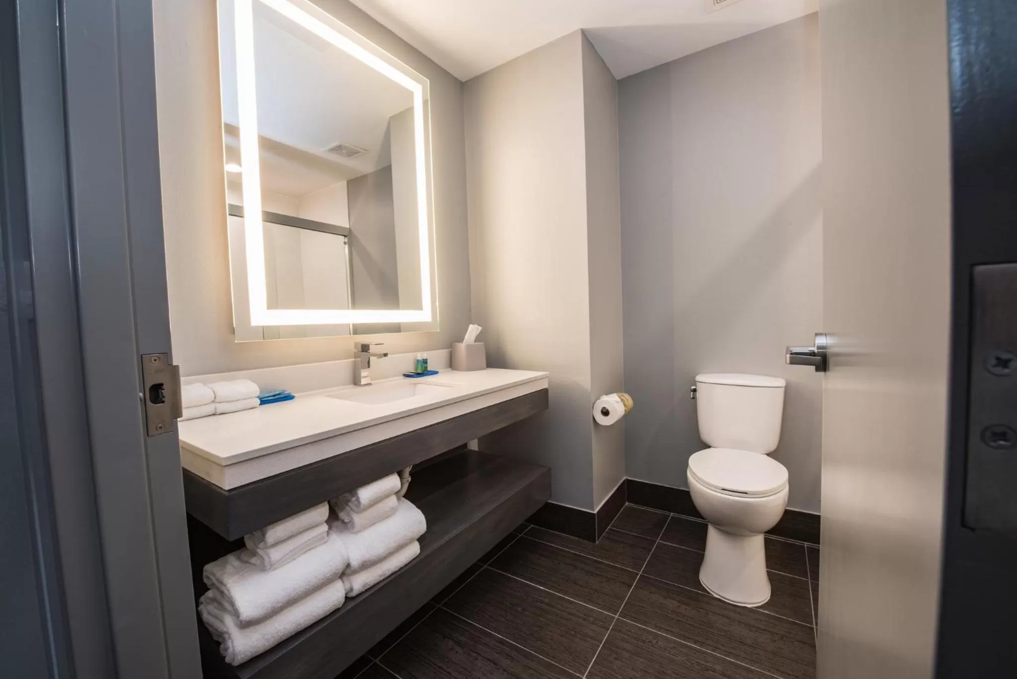 Toilet in Holiday Inn Express & Suites Houston - Hobby Airport Area by IHG