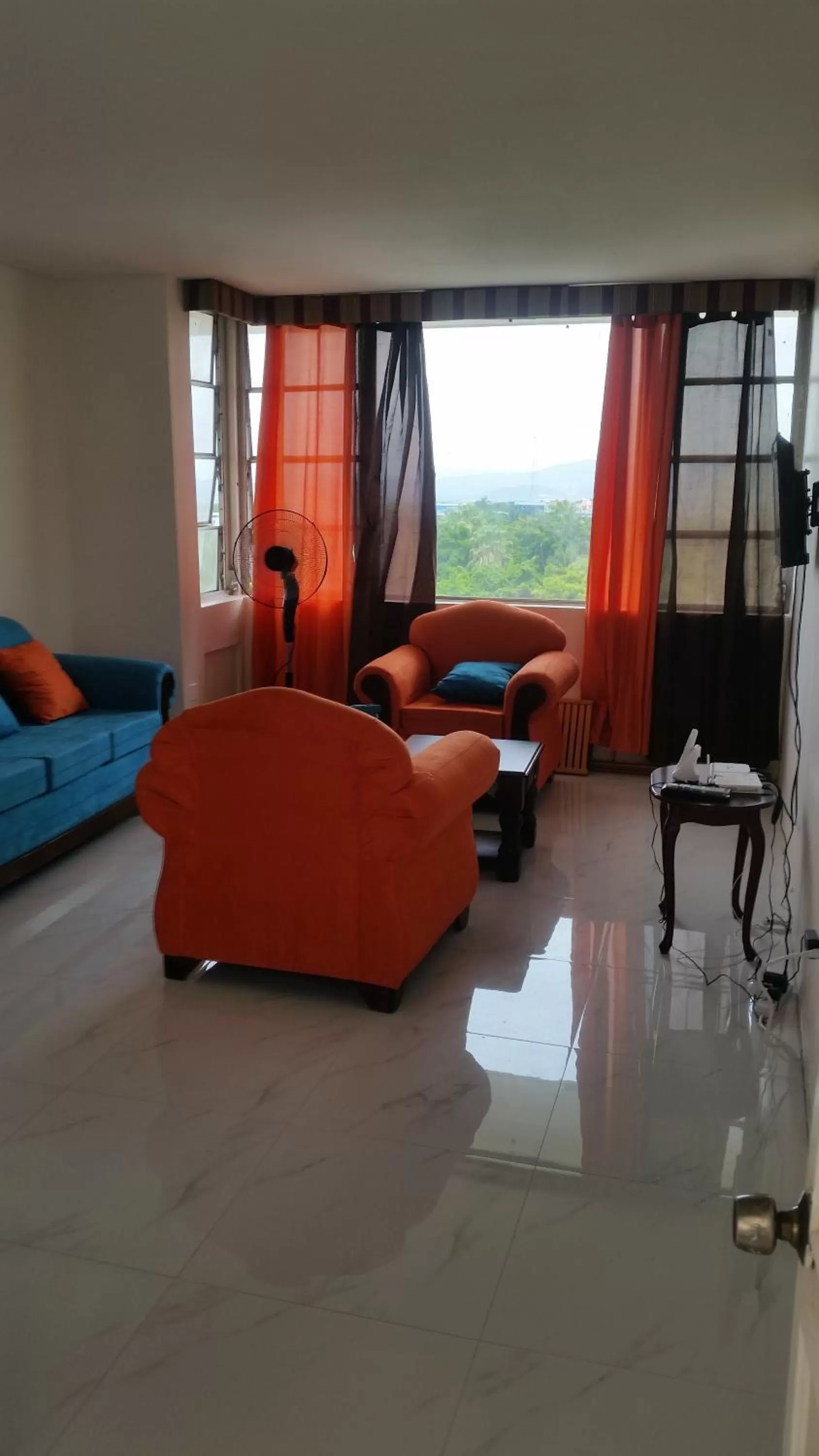 City view in Malia's New Kgn Apartment