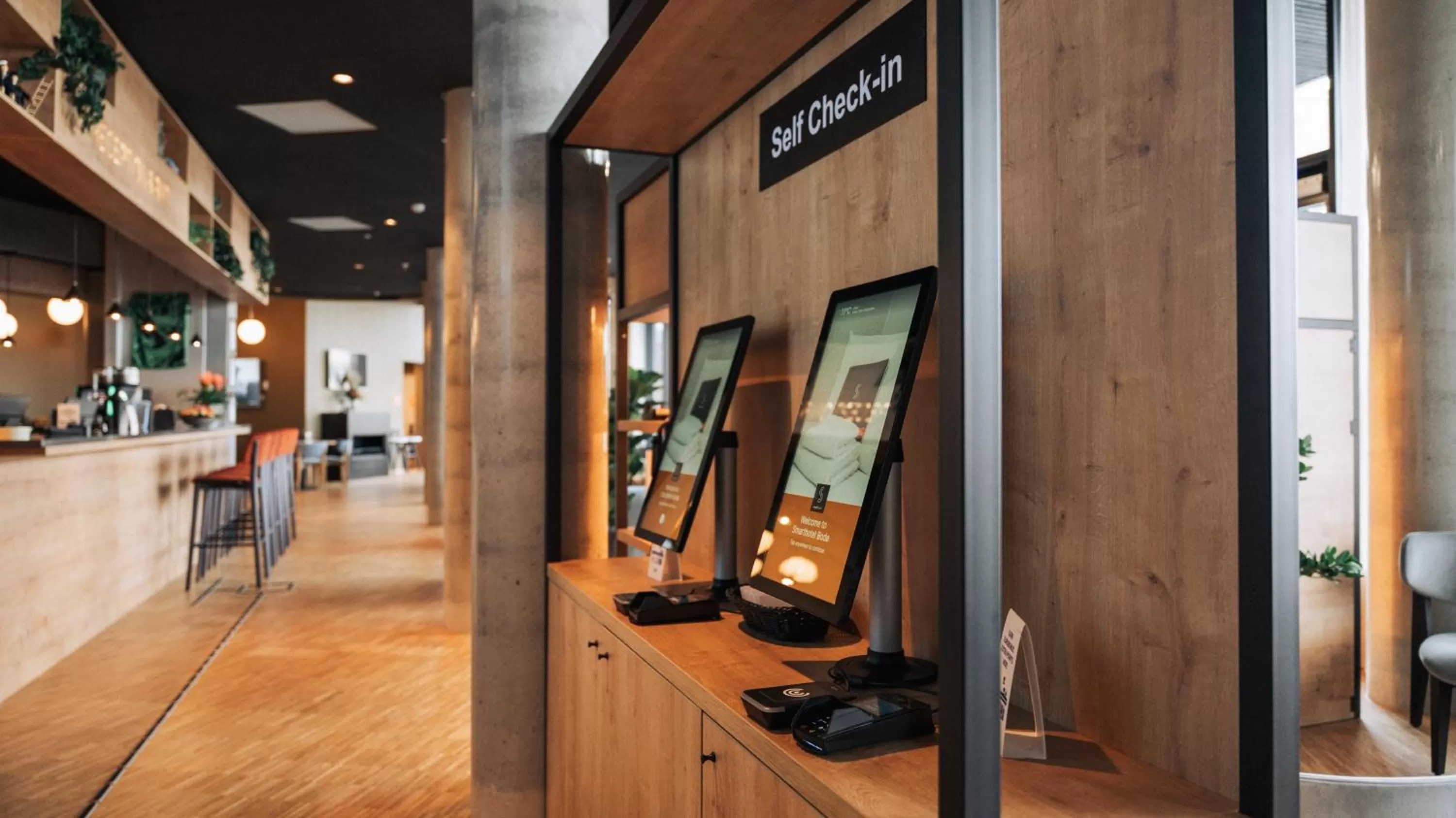 Lobby or reception in Smarthotel Bodø