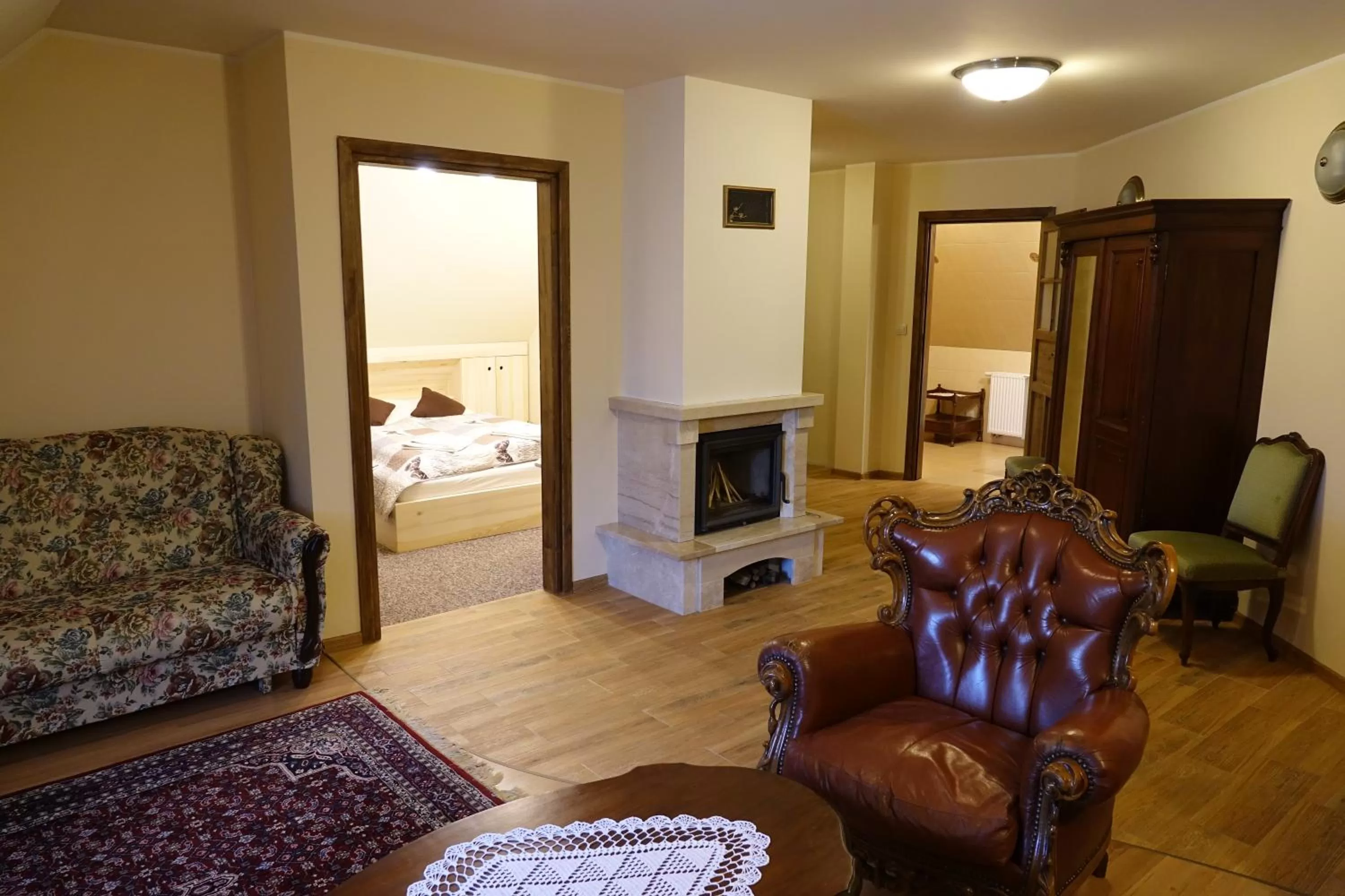 Seating Area in Gościniec Dworski w Ropie