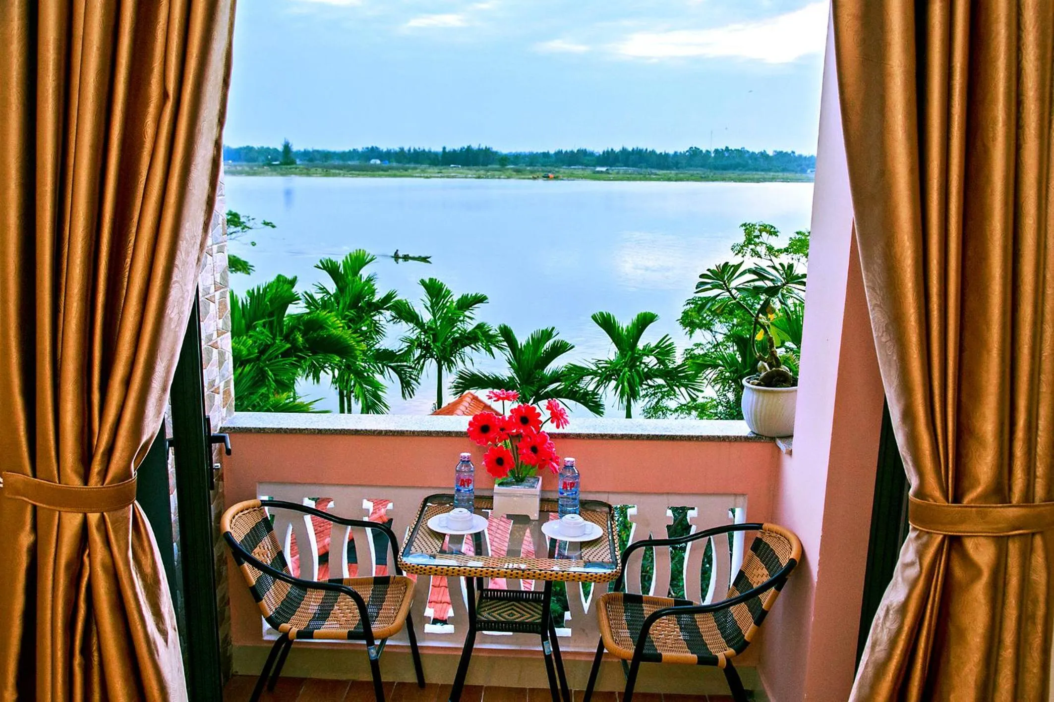 Balcony/Terrace in Thu Bon Riverside Homestay