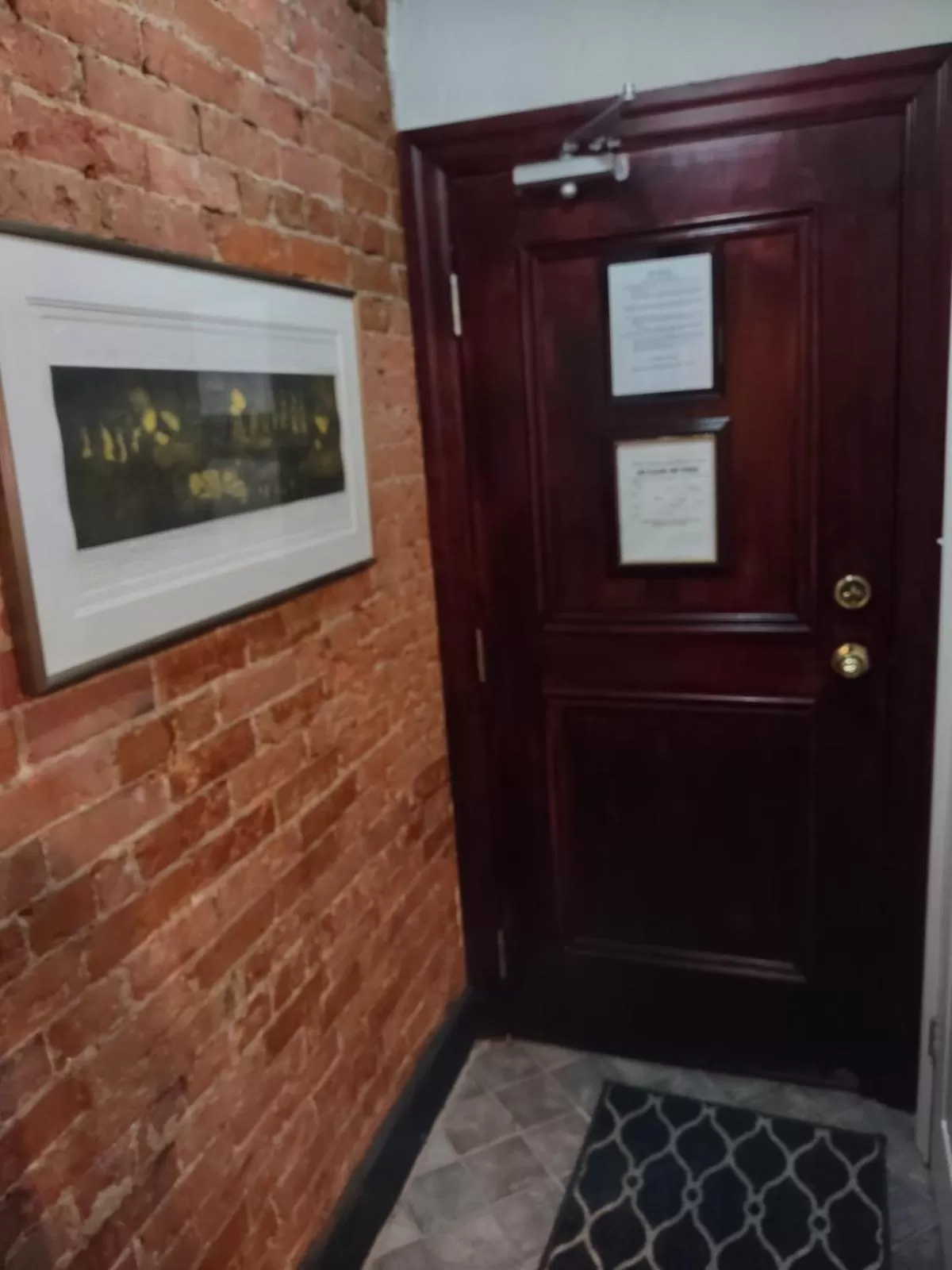 Decorative detail in The King George Inn