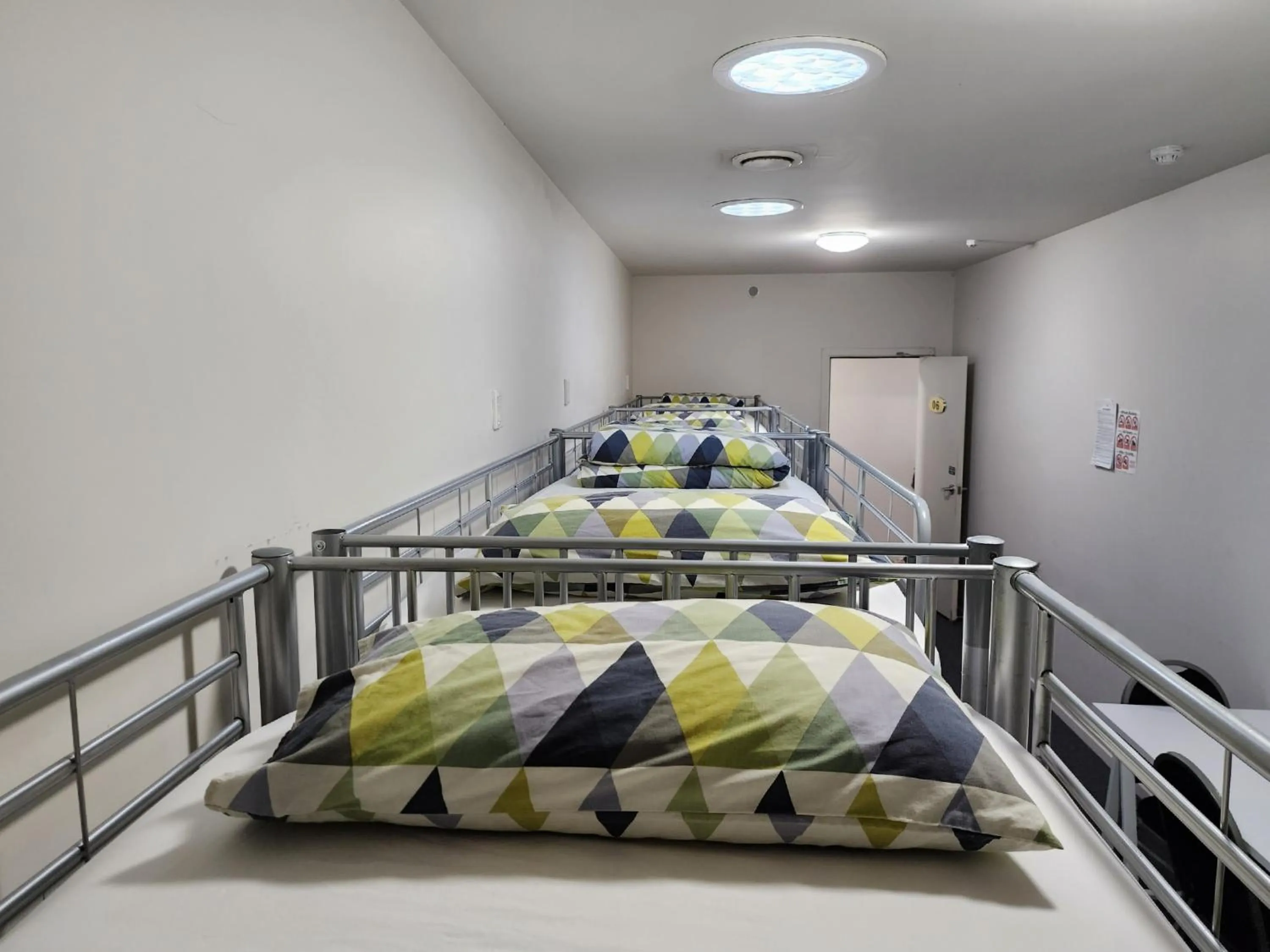 Bed in Newton Lodge Auckland