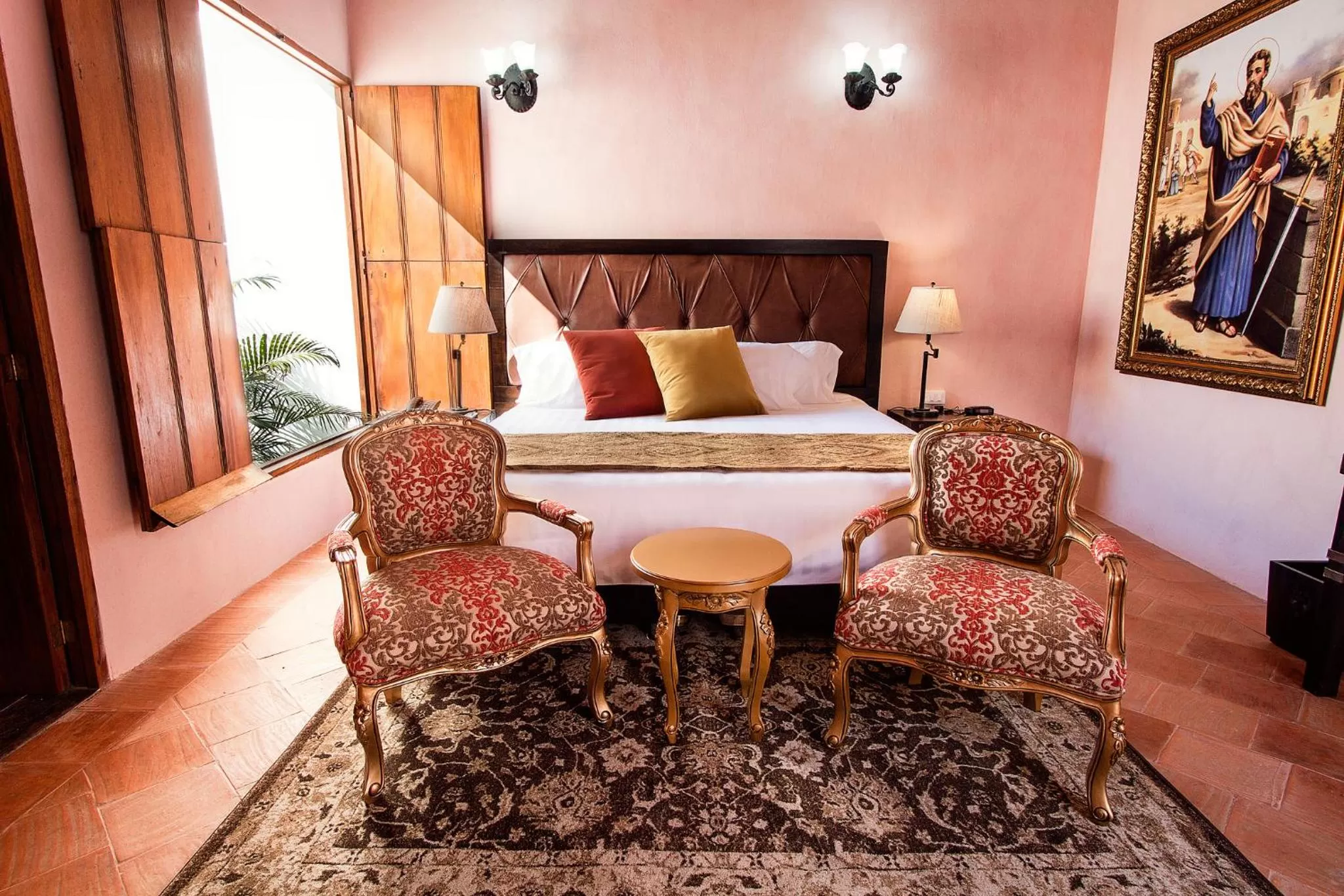 Bed in Hotel Doña Manuela