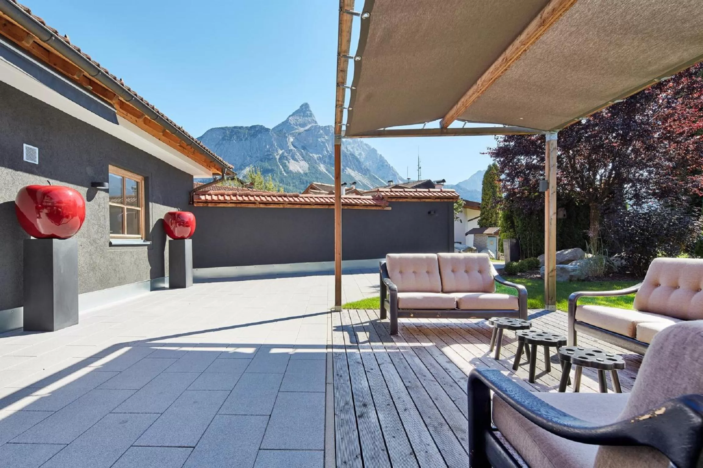 Balcony/Terrace in der grüne Baum Mountain Boutique Hotel