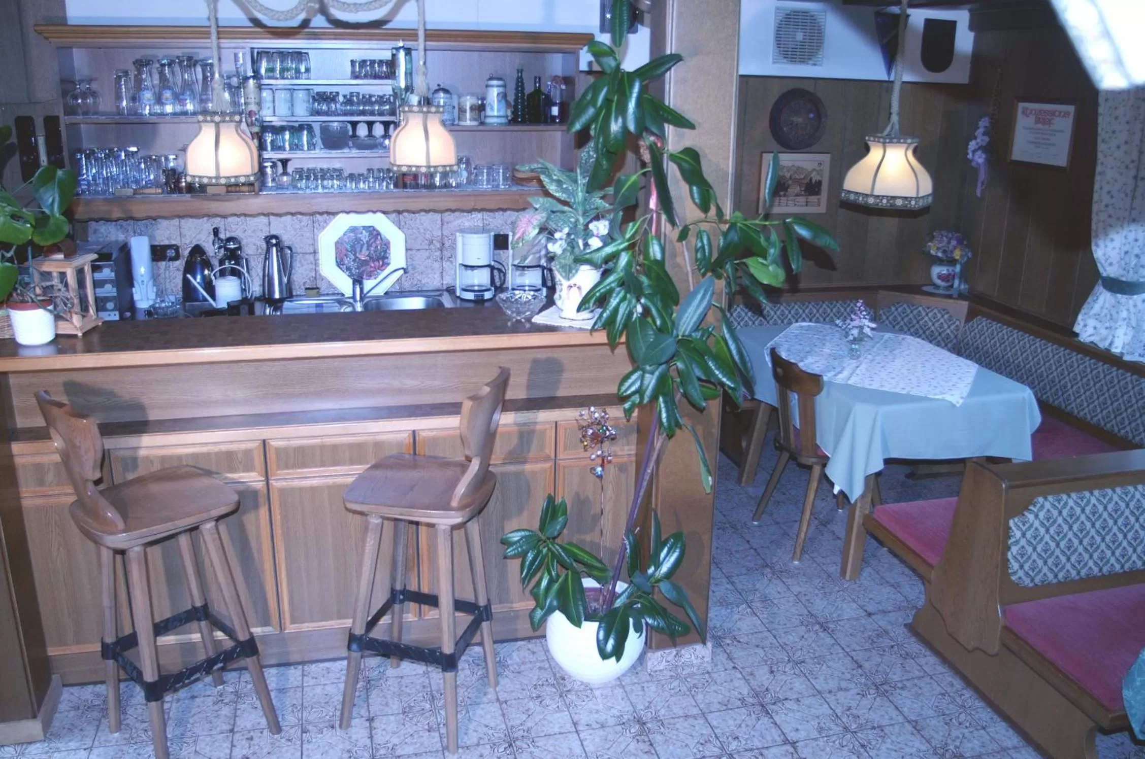 Communal lounge/ TV room, Restaurant/Places to Eat in Privatpension Gosaukammblick