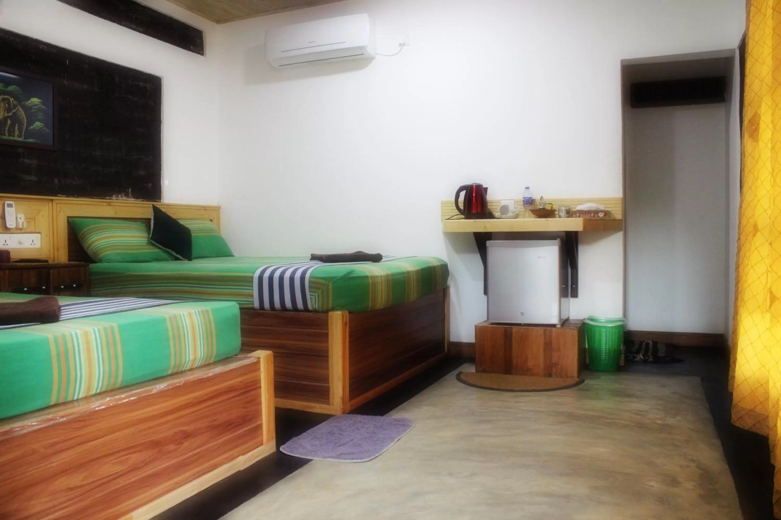 Bed in Green Cottage