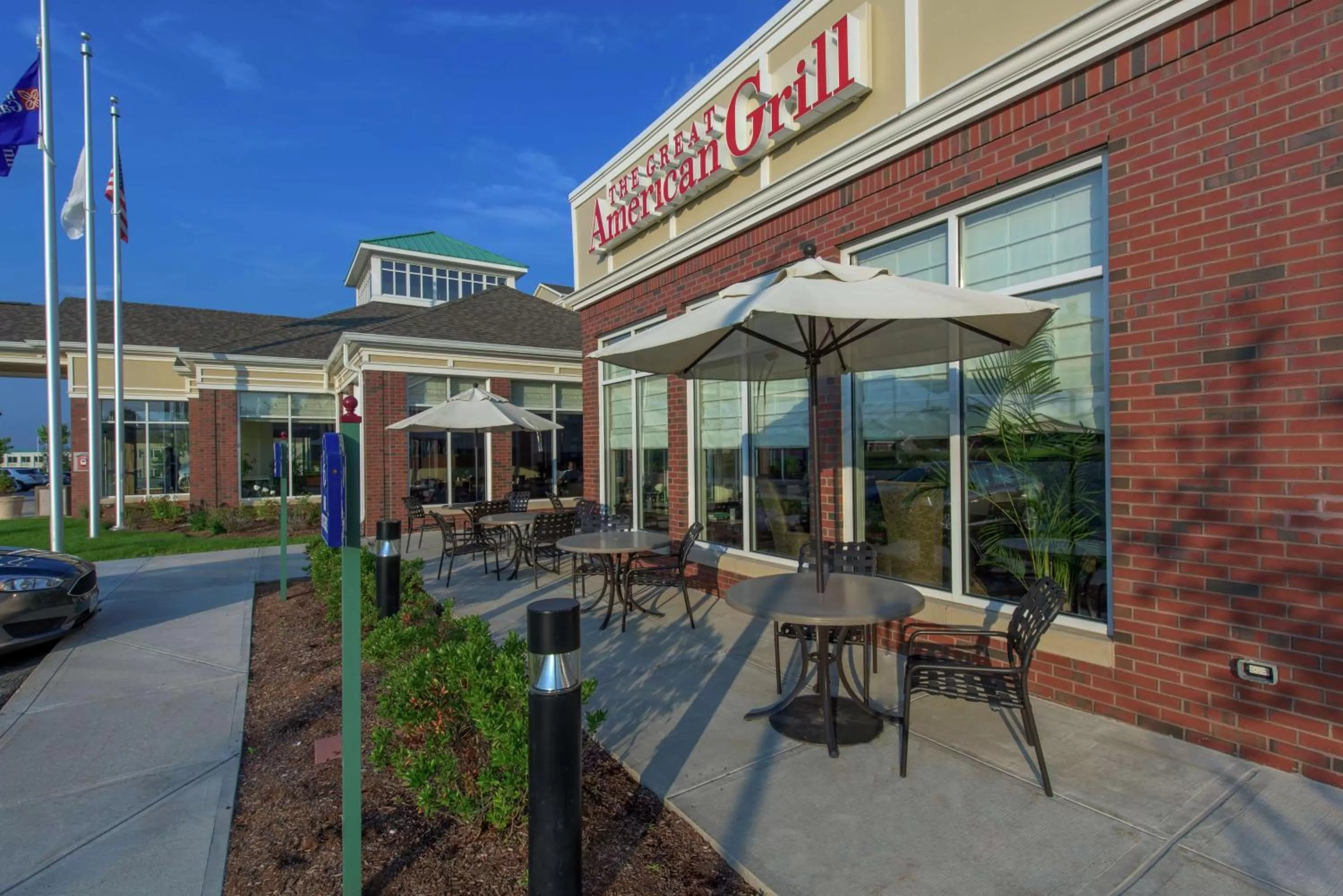 Patio in Hilton Garden Inn Devens Common