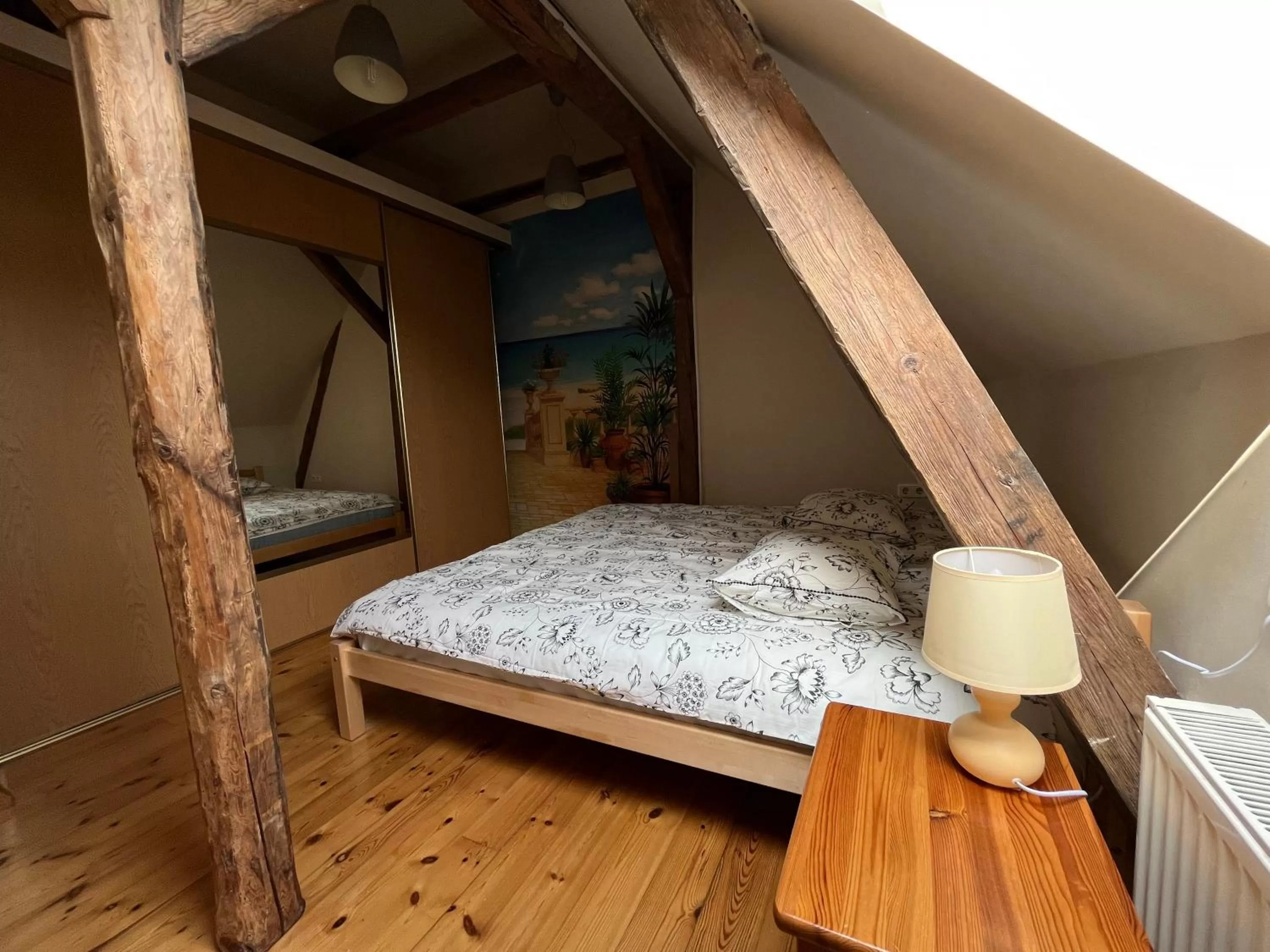 Bed in Hotel Katrina