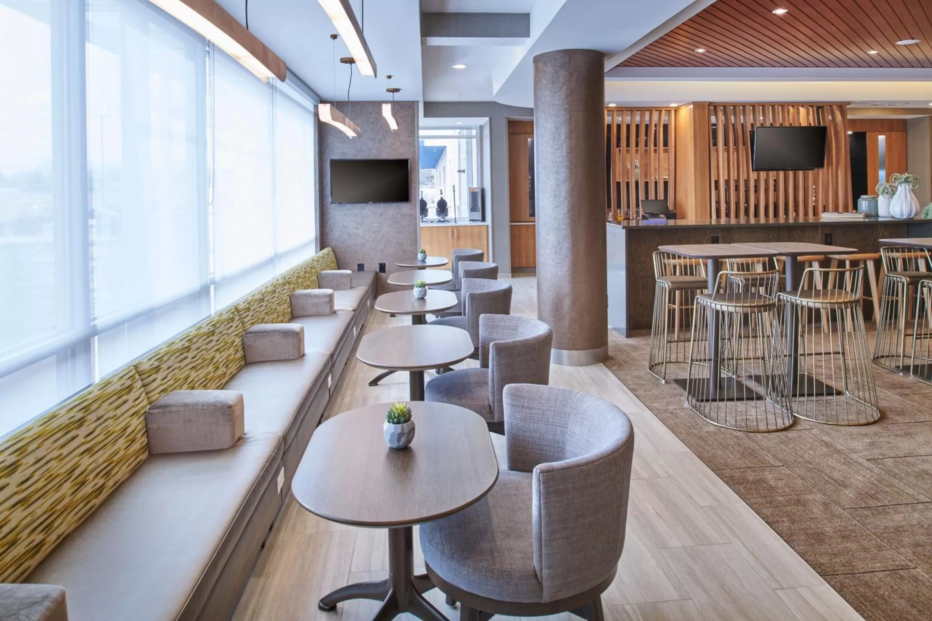 Lounge or bar in SpringHill Suites by Marriott Detroit Dearborn