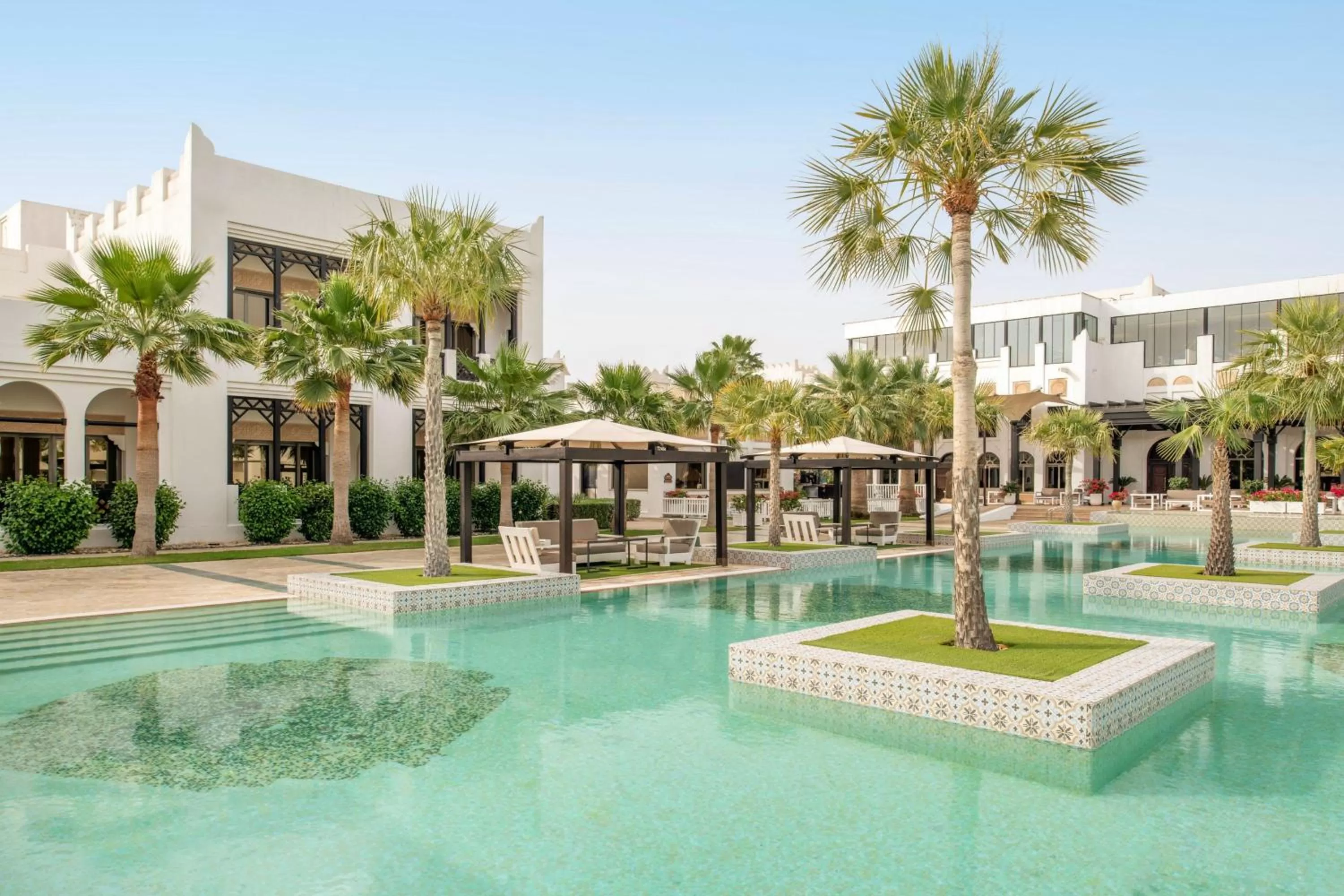 Swimming pool in Sharq Village & Spa, a Ritz-Carlton Hotel