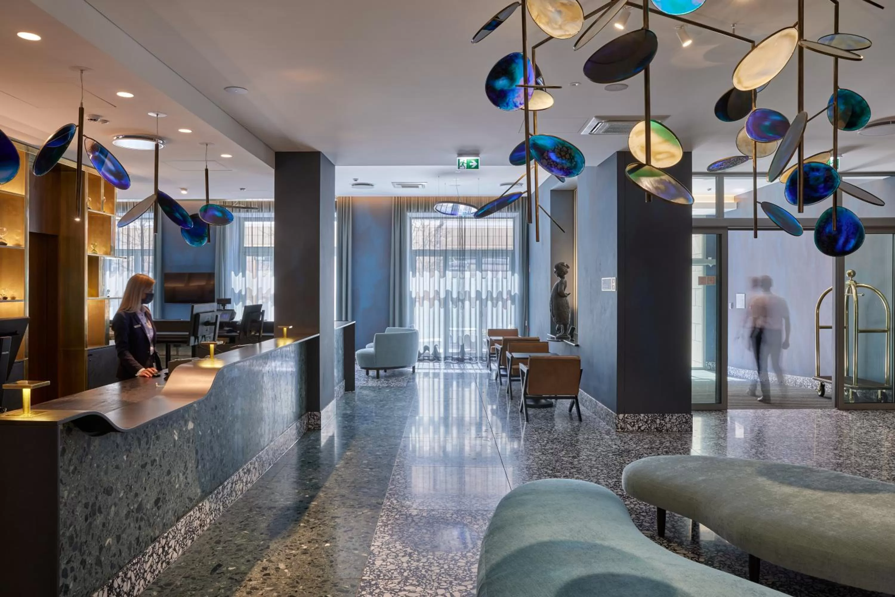 Lobby or reception in Neringa Hotel