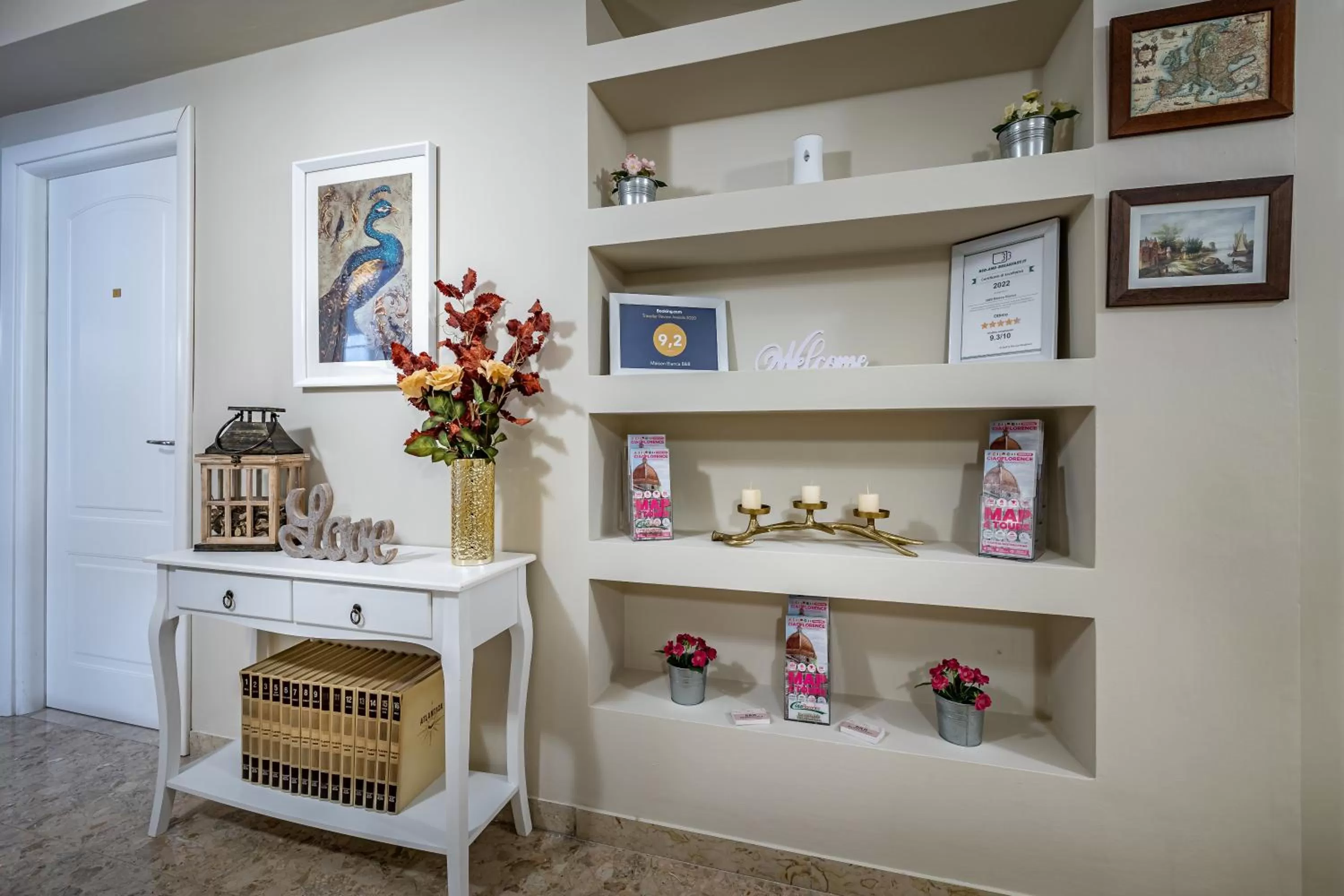 Decorative detail in Maison Bianca B&B