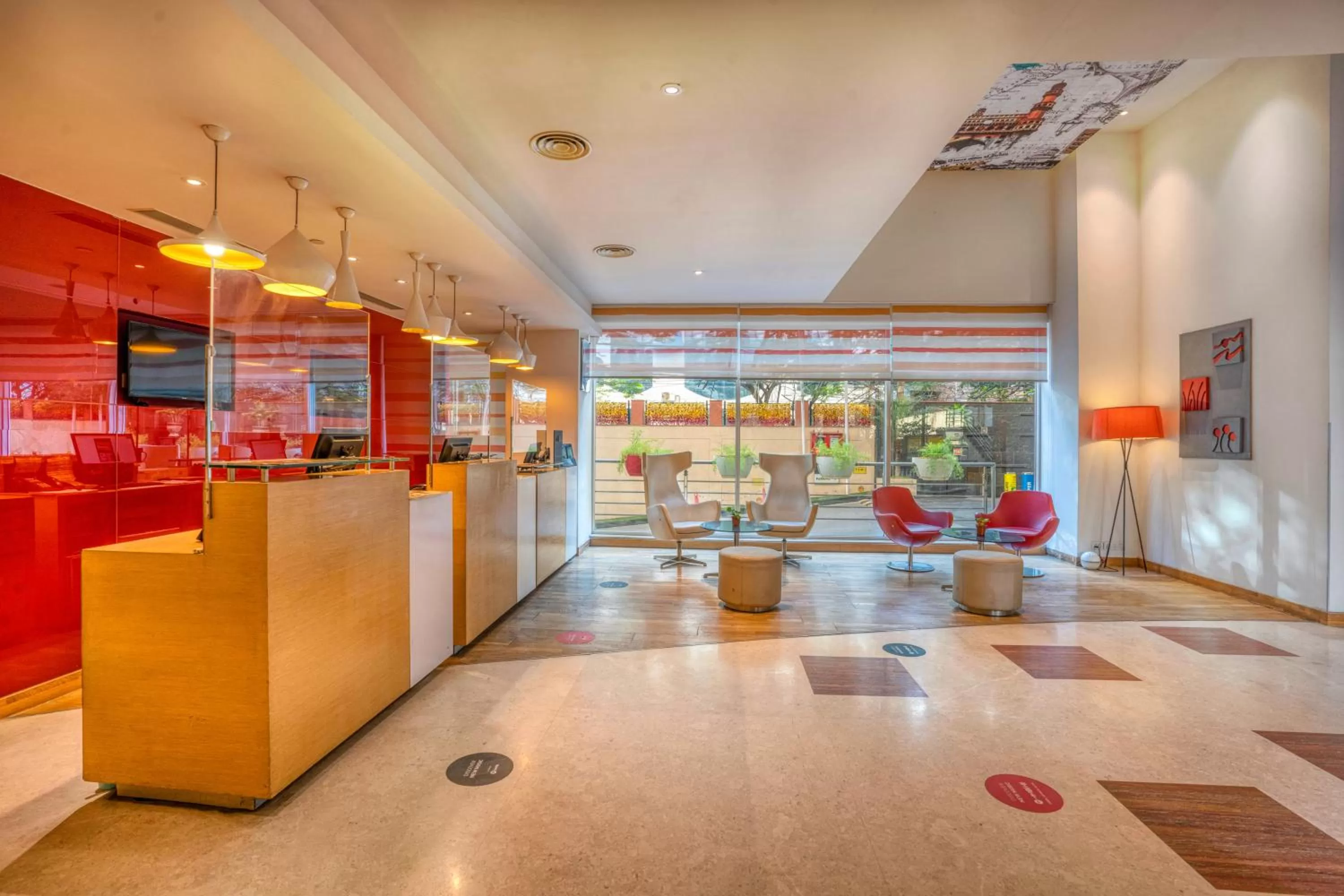 Lobby or reception in ibis Hyderabad Hitec City - An Accor Brand