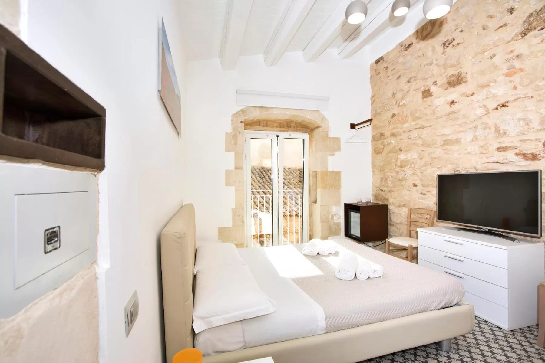 Bedroom, Bed in B&B Bianco E Blu