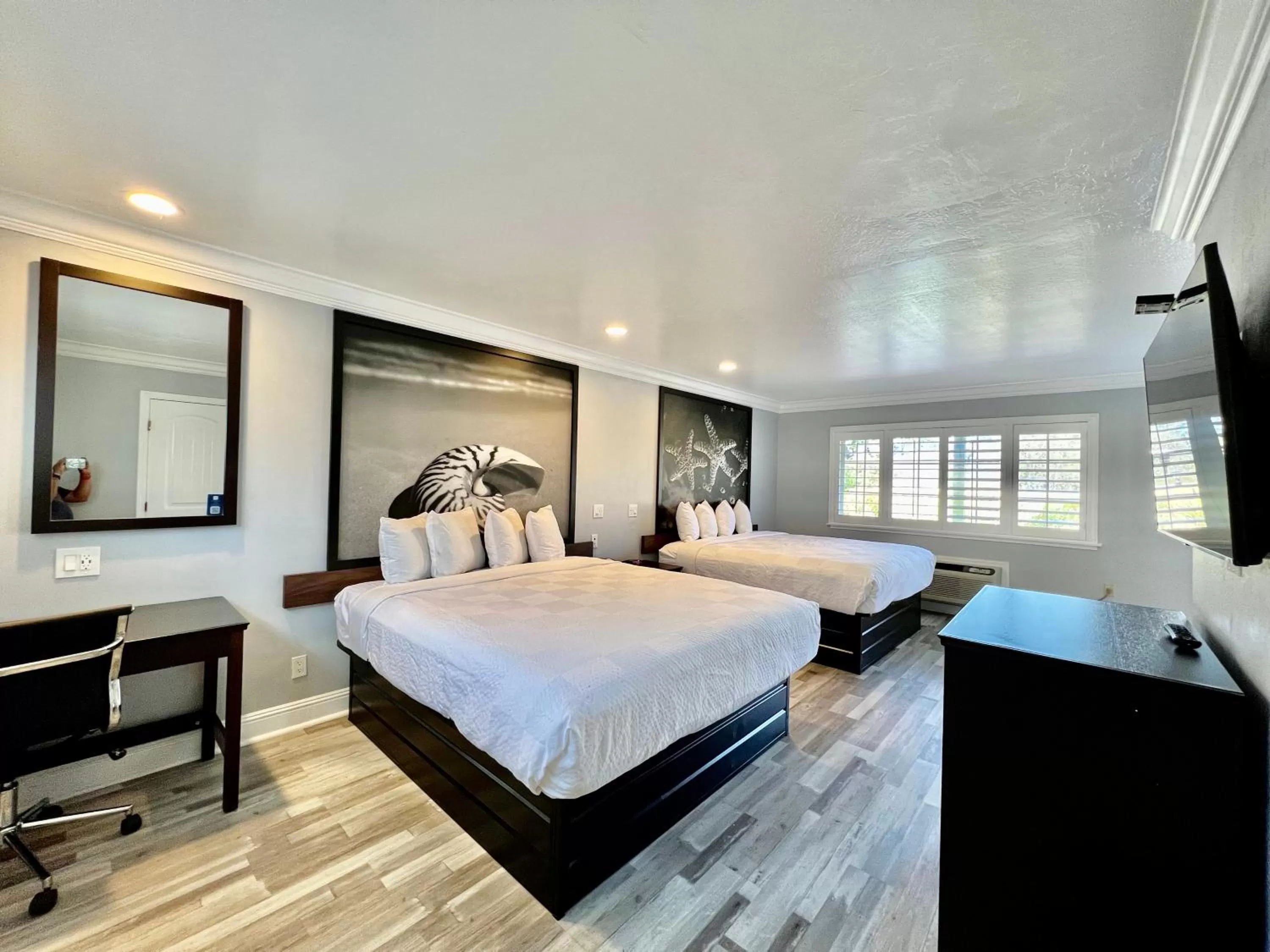 Photo of the whole room, Bed in Aura Inn Monterey