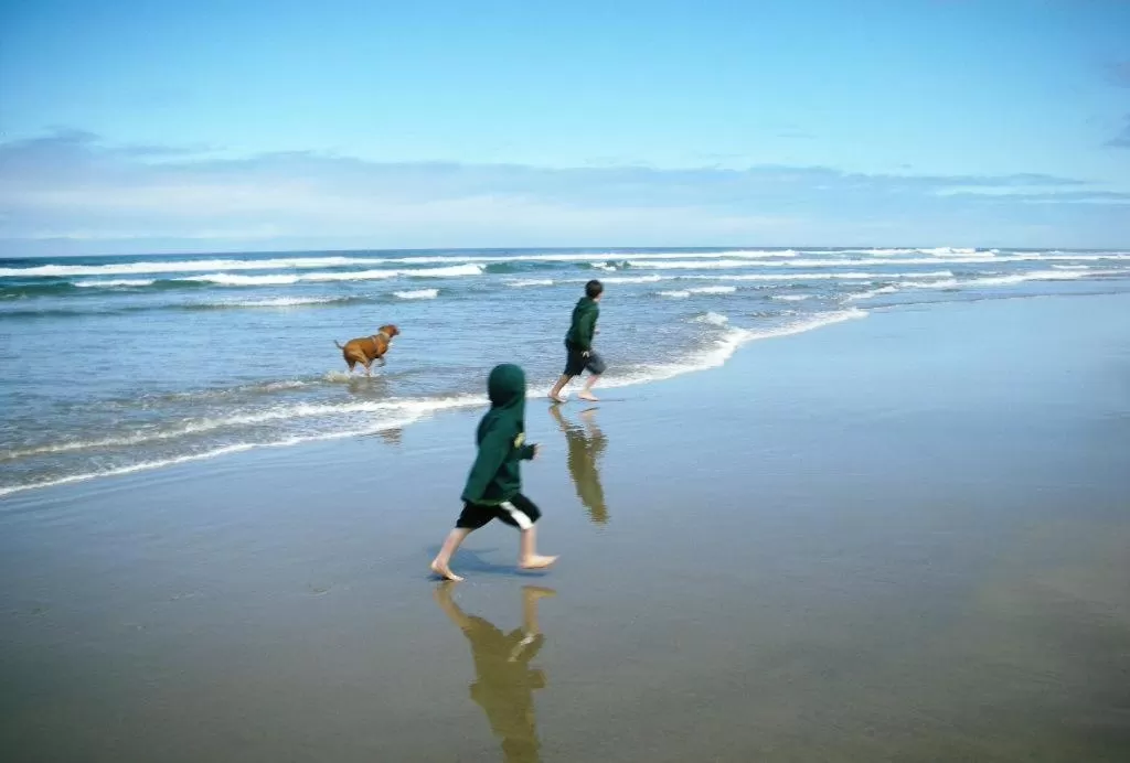 People in Silver Surf Motel