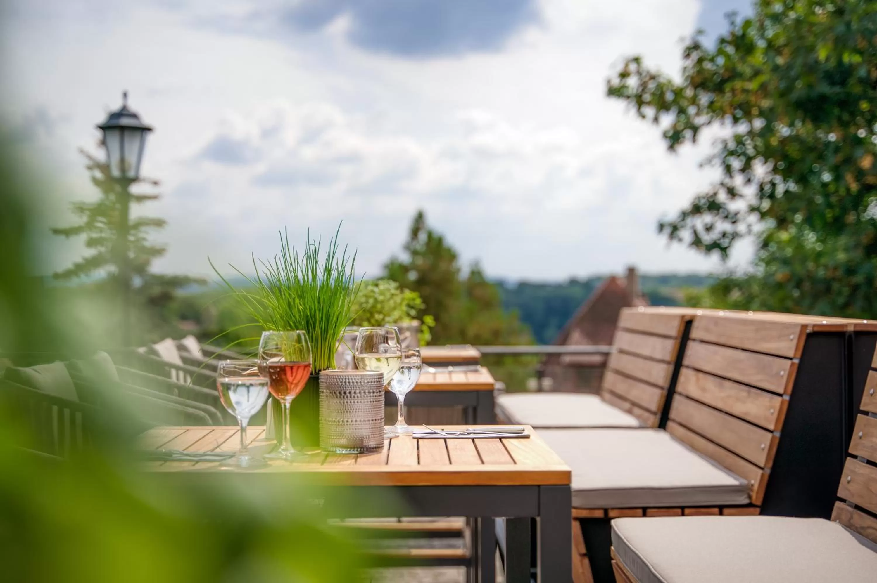 Patio in Hotel Eisenhut