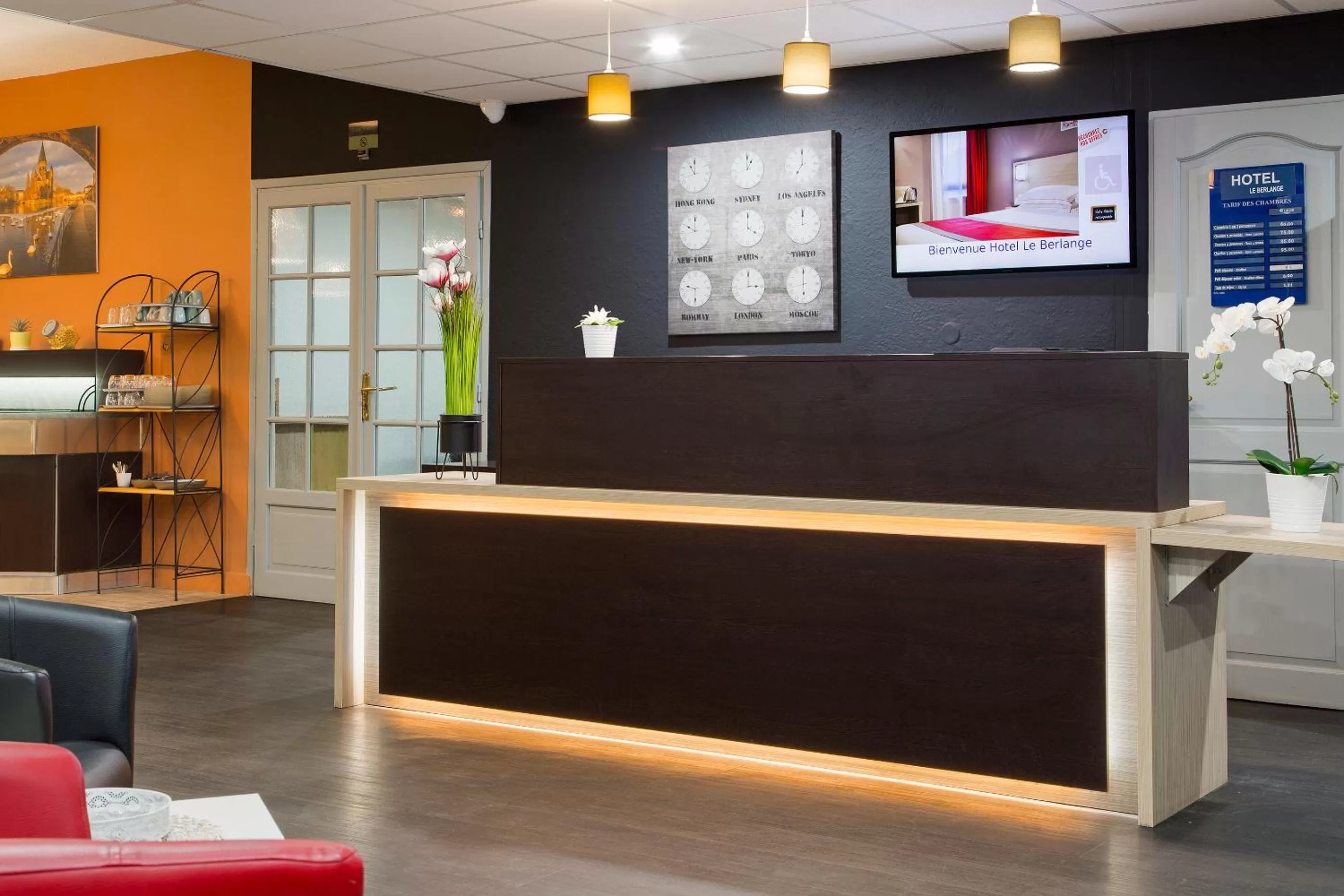 Lobby or reception in HÔTEL ÉDEN - Metz Nord - Woippy - Porte du Luxembourg - A31