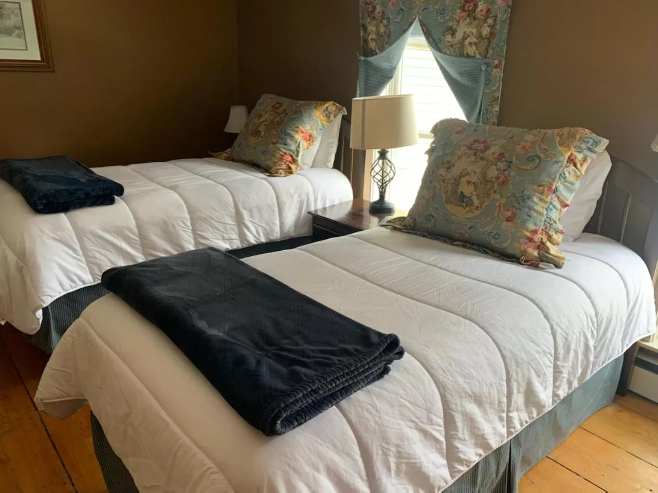 Bed in Smugglers Notch Inn