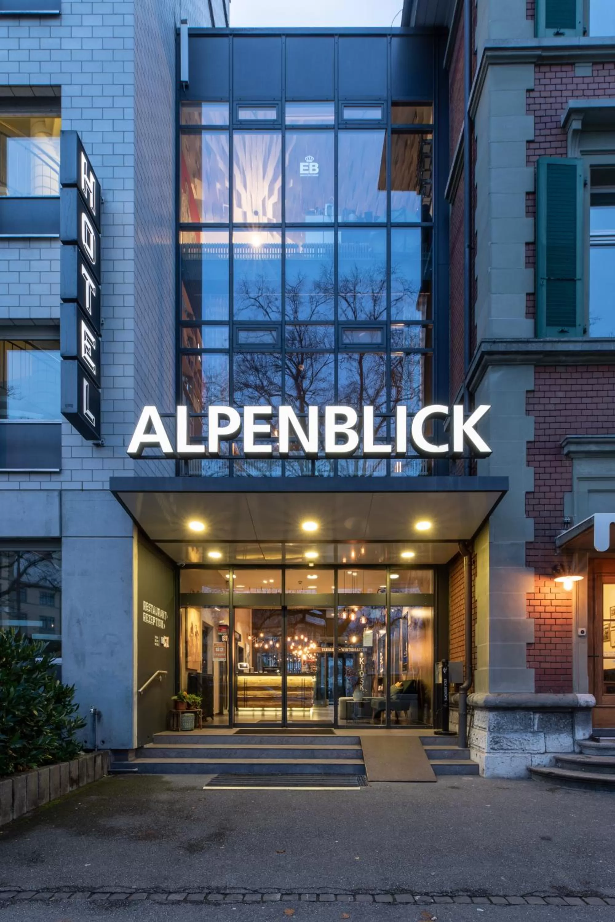 Facade/entrance in Alpenblick Bern - kind of a hotel