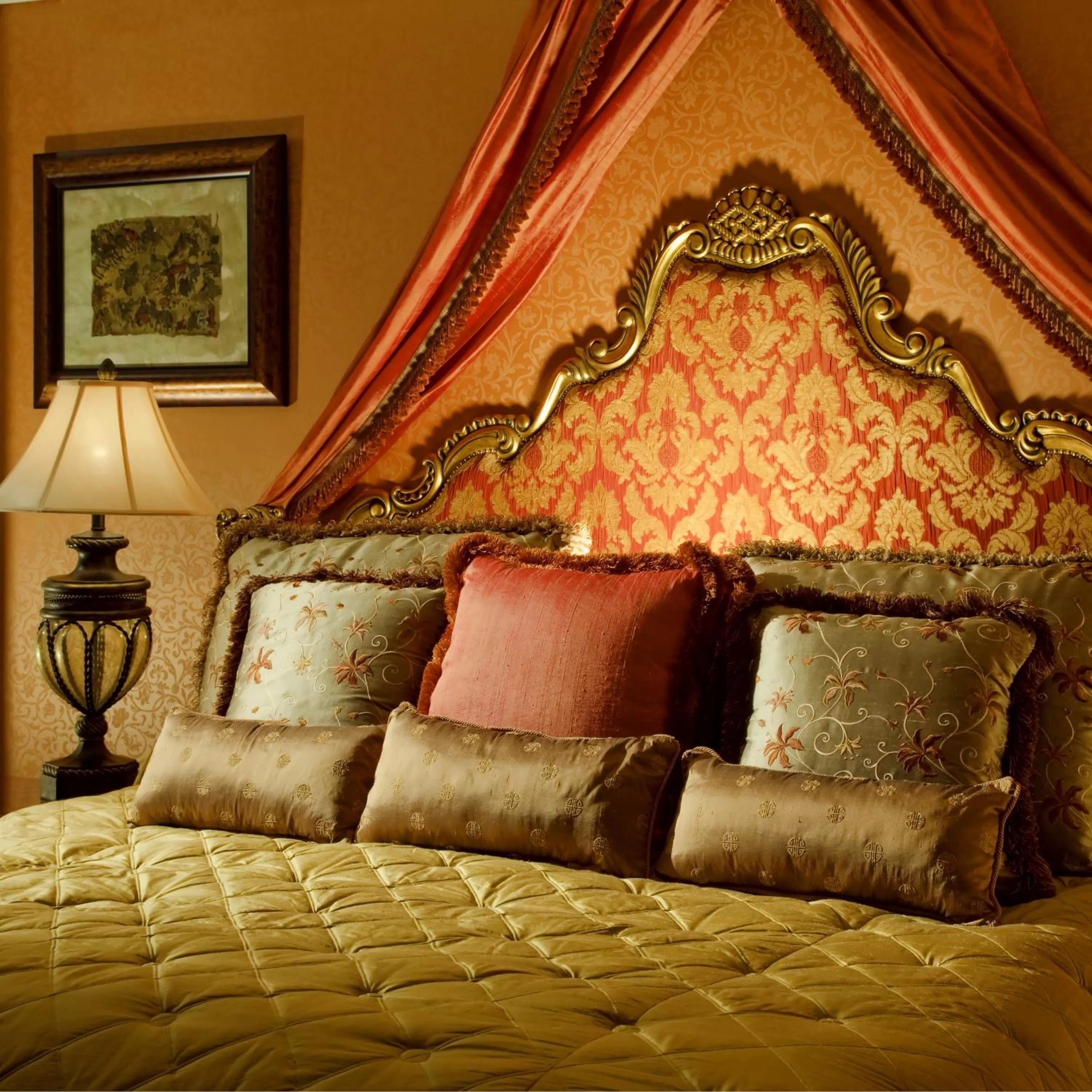 Bed in Terelj Hotel & Spa