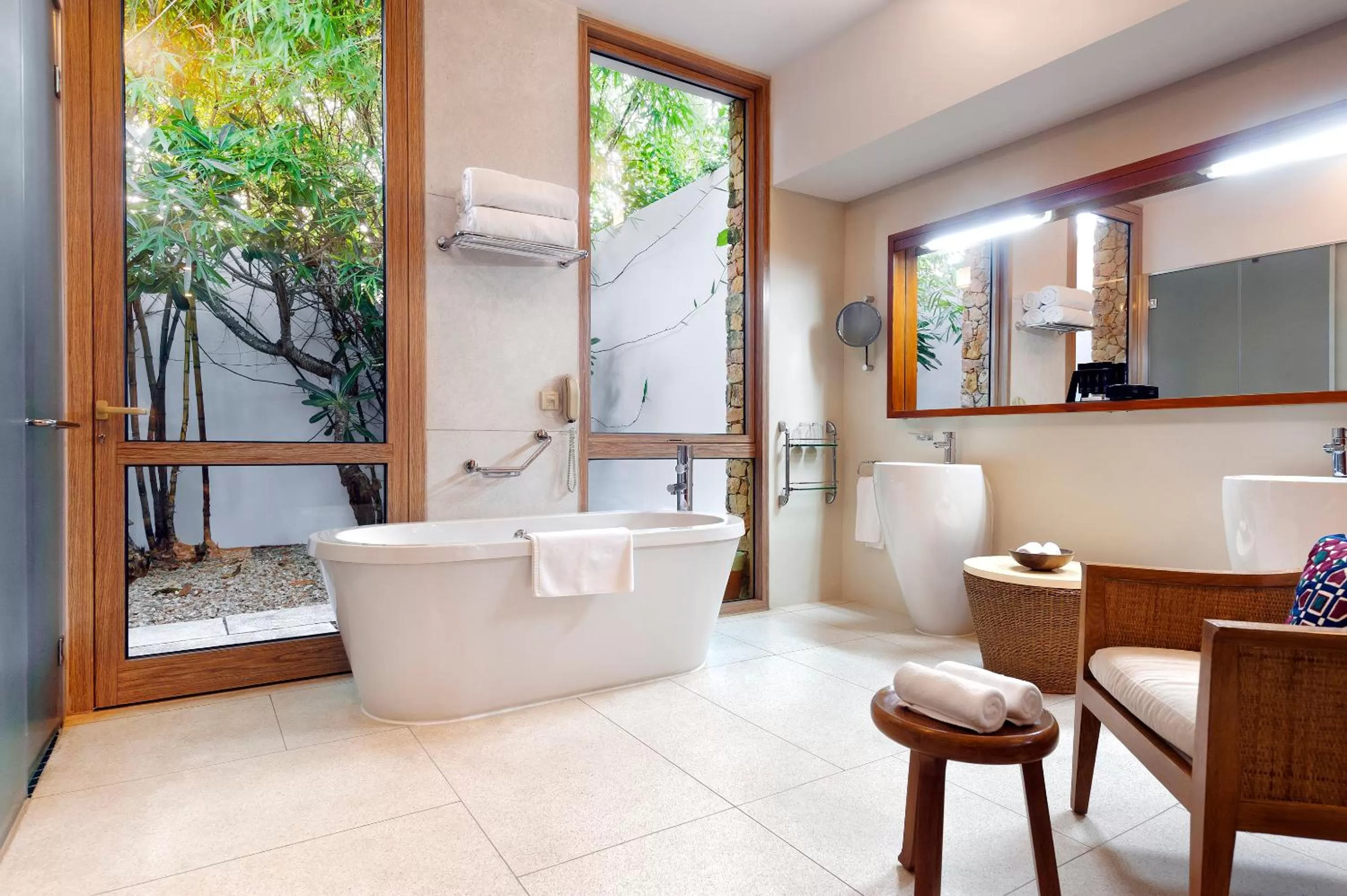 Shower in Melia Zanzibar