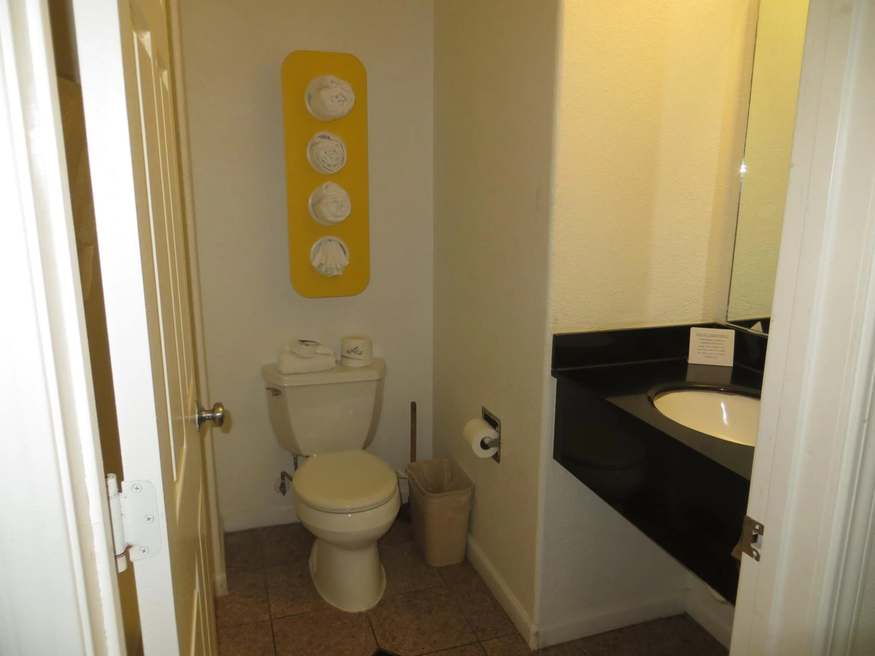 Bathroom in Motel 6 - Downtown Monterey